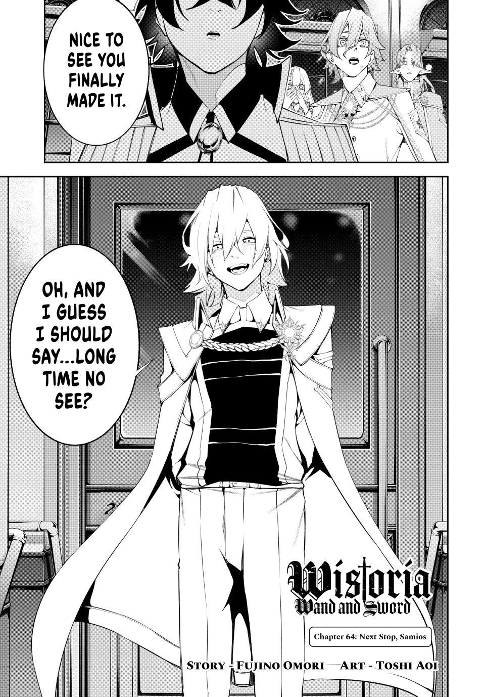 Tsue to Tsurugi no Wistoria Chapter 64 page 1 - 