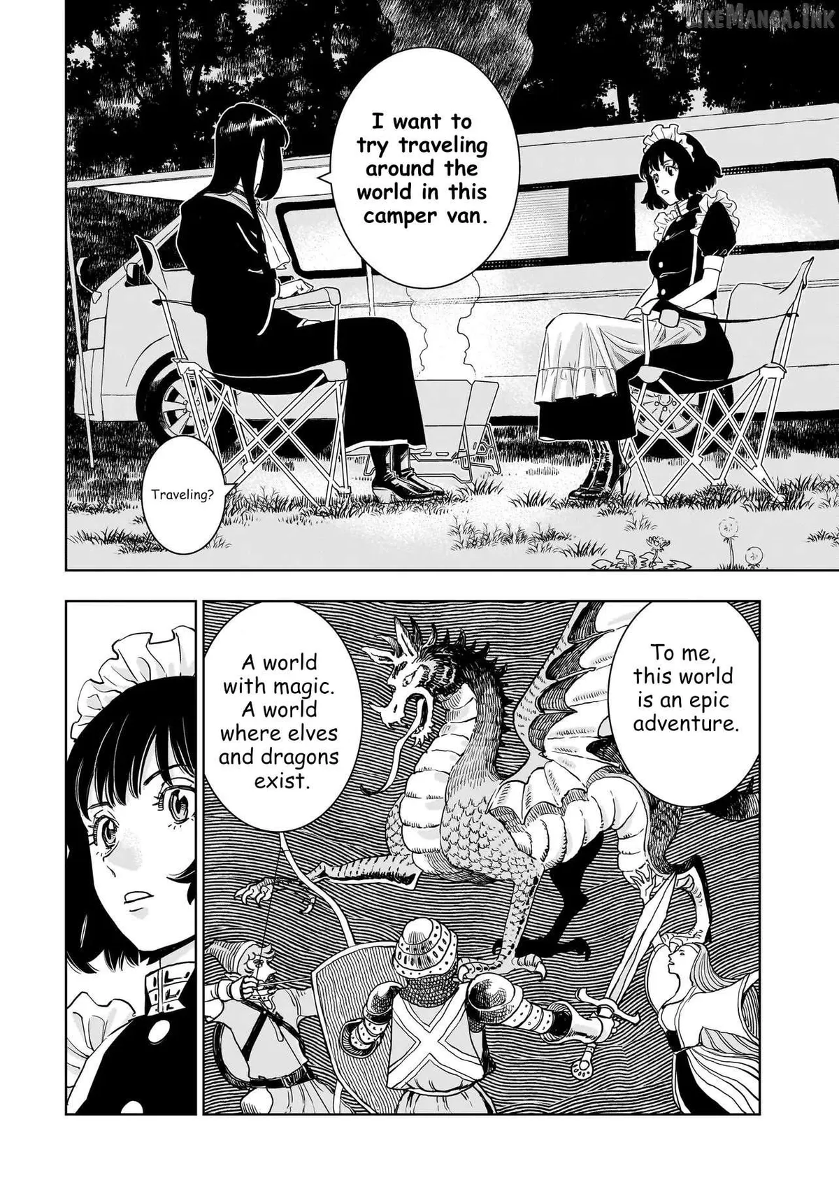Tsuihou Reijou, Craft Shinagara Camping Car de Isekai o Tabishimasu Chapter 4.1 page 16 - 