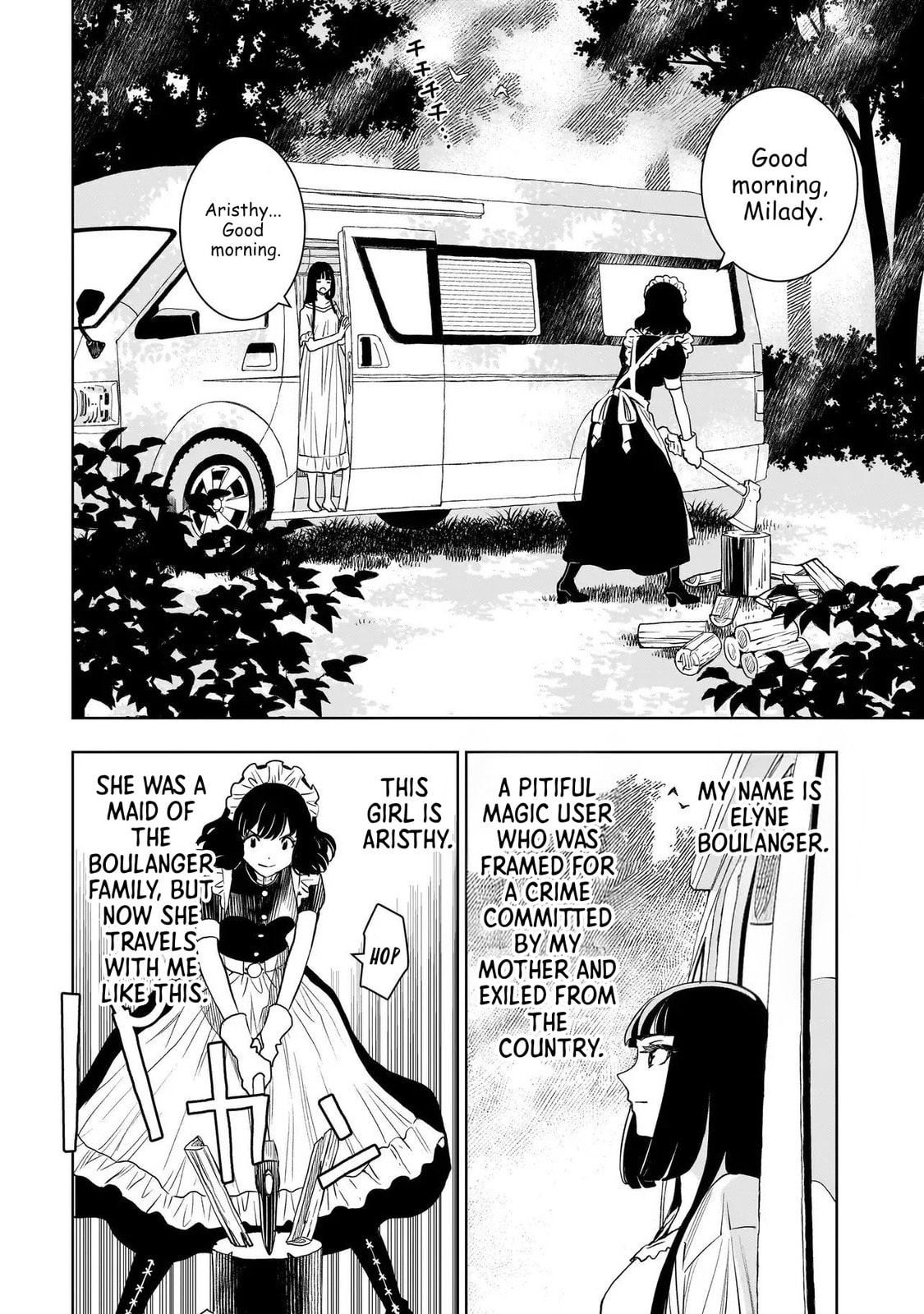 Tsuihou Reijou, Craft Shinagara Camping Car de Isekai wo Tabishimasu Chapter 2.1 page 4 - 