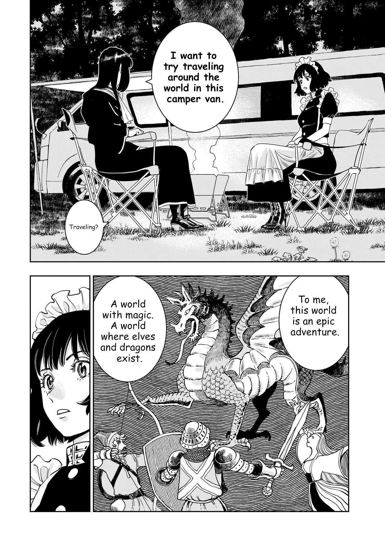 Tsuihou Reijou, Craft Shinagara Camping Car de Isekai wo Tabishimasu Chapter 4.1 page 16 - 
