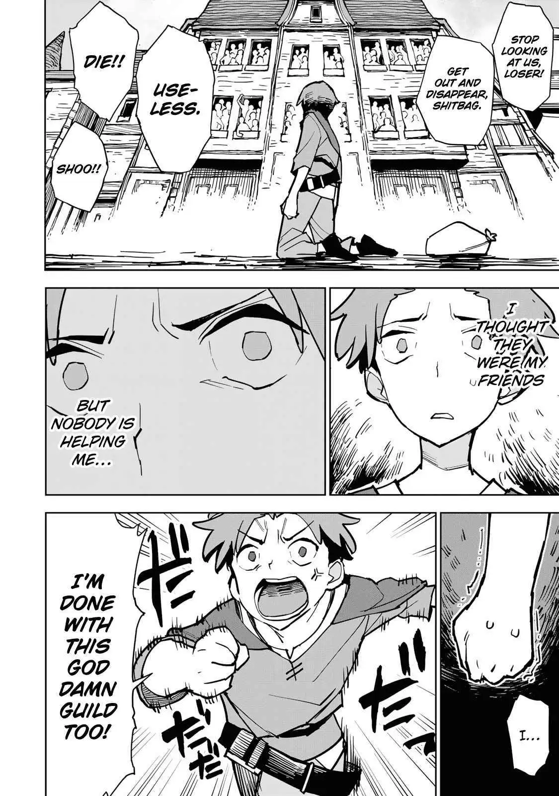 Tsuihou sareta cheat fuyo majutsushi wa ki mama na second life wo ouka suru. ~ora wa buki dake janaku, arayuru mono ni "kyouka point" wo fuyo dekiru shi, ore no ishi de itsudemo kouka wo kaijo dekiru kedo, nokotta hitotachi daijoubu?~ Chapter 1 page 12 - 
