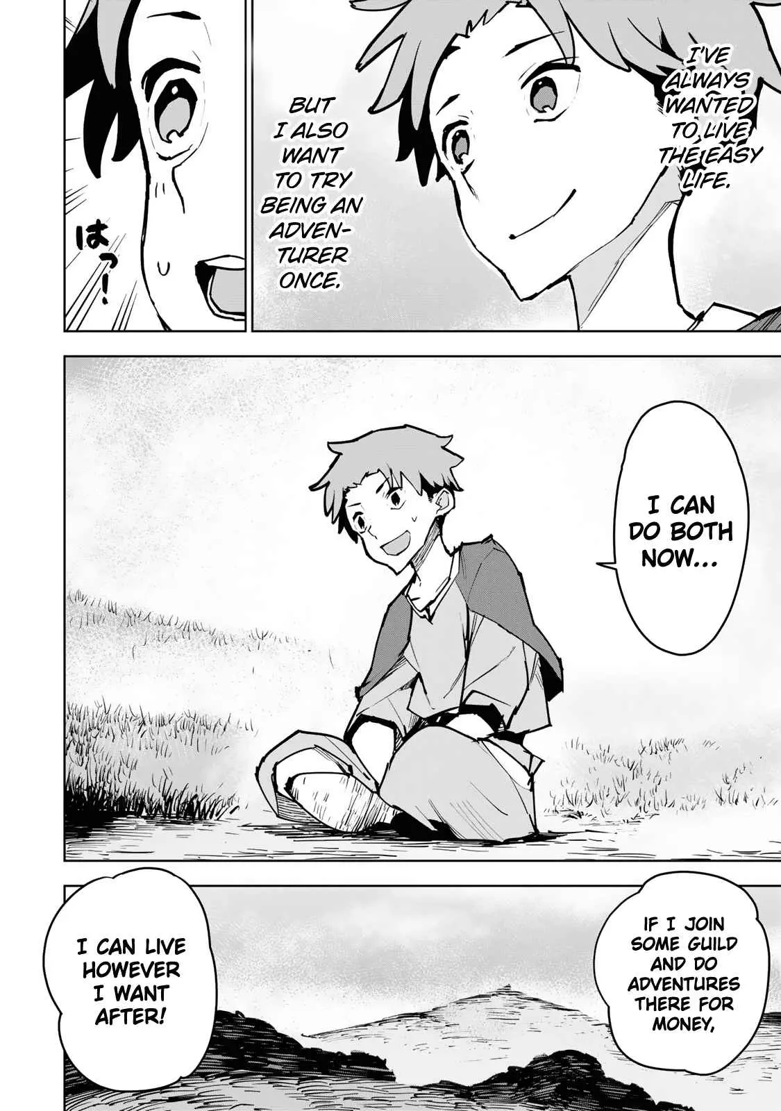 Tsuihou sareta cheat fuyo majutsushi wa ki mama na second life wo ouka suru. ~ora wa buki dake janaku, arayuru mono ni "kyouka point" wo fuyo dekiru shi, ore no ishi de itsudemo kouka wo kaijo dekiru kedo, nokotta hitotachi daijoubu?~ Chapter 1 page 22 - 