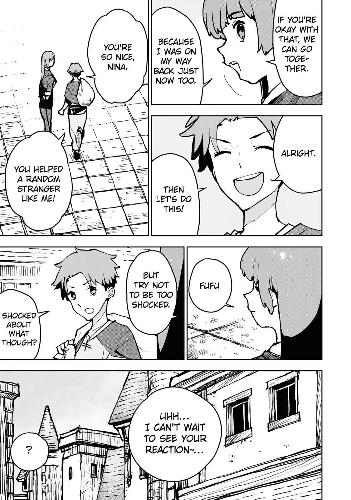 Tsuihou sareta cheat fuyo majutsushi wa ki mama na second life wo ouka suru. ~ora wa buki dake janaku, arayuru mono ni "kyouka point" wo fuyo dekiru shi, ore no ishi de itsudemo kouka wo kaijo dekiru kedo, nokotta hitotachi daijoubu?~ Chapter 1 page 33 - 