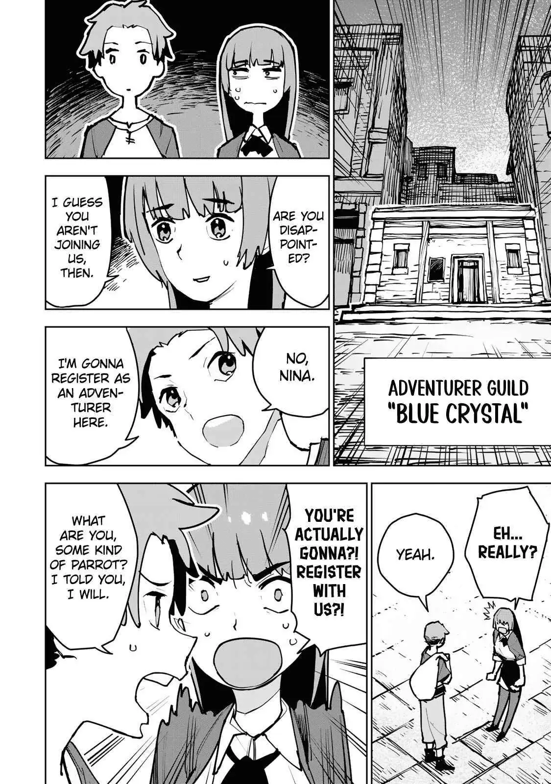 Tsuihou sareta cheat fuyo majutsushi wa ki mama na second life wo ouka suru. ~ora wa buki dake janaku, arayuru mono ni "kyouka point" wo fuyo dekiru shi, ore no ishi de itsudemo kouka wo kaijo dekiru kedo, nokotta hitotachi daijoubu?~ Chapter 1 page 34 - 