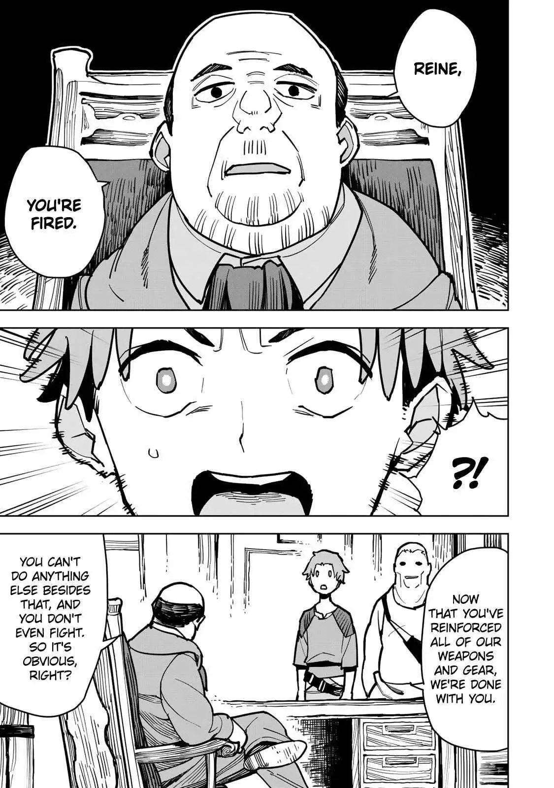 Tsuihou sareta cheat fuyo majutsushi wa ki mama na second life wo ouka suru. ~ora wa buki dake janaku, arayuru mono ni "kyouka point" wo fuyo dekiru shi, ore no ishi de itsudemo kouka wo kaijo dekiru kedo, nokotta hitotachi daijoubu?~ Chapter 1 page 9 - 