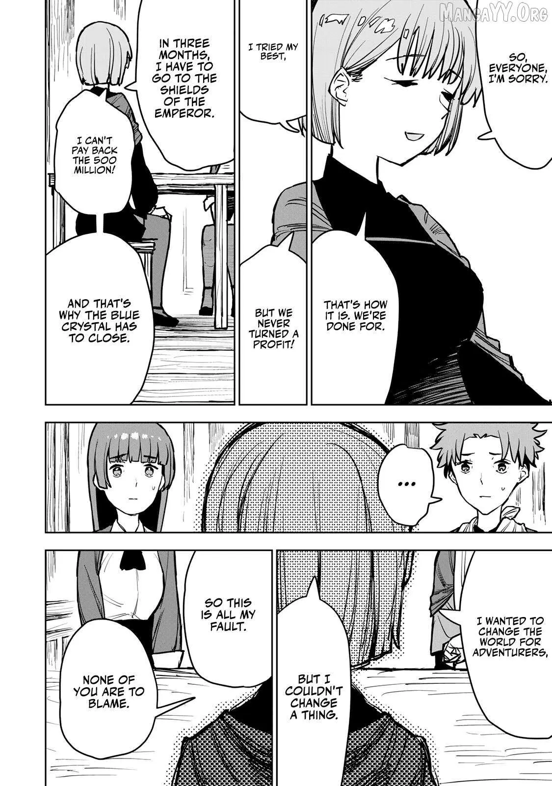Tsuihou sareta cheat fuyo majutsushi wa ki mama na second life wo ouka suru. ~ora wa buki dake janaku, arayuru mono ni "kyouka point" wo fuyo dekiru shi, ore no ishi de itsudemo kouka wo kaijo dekiru kedo, nokotta hitotachi daijoubu?~ Chapter 13 page 42 - 