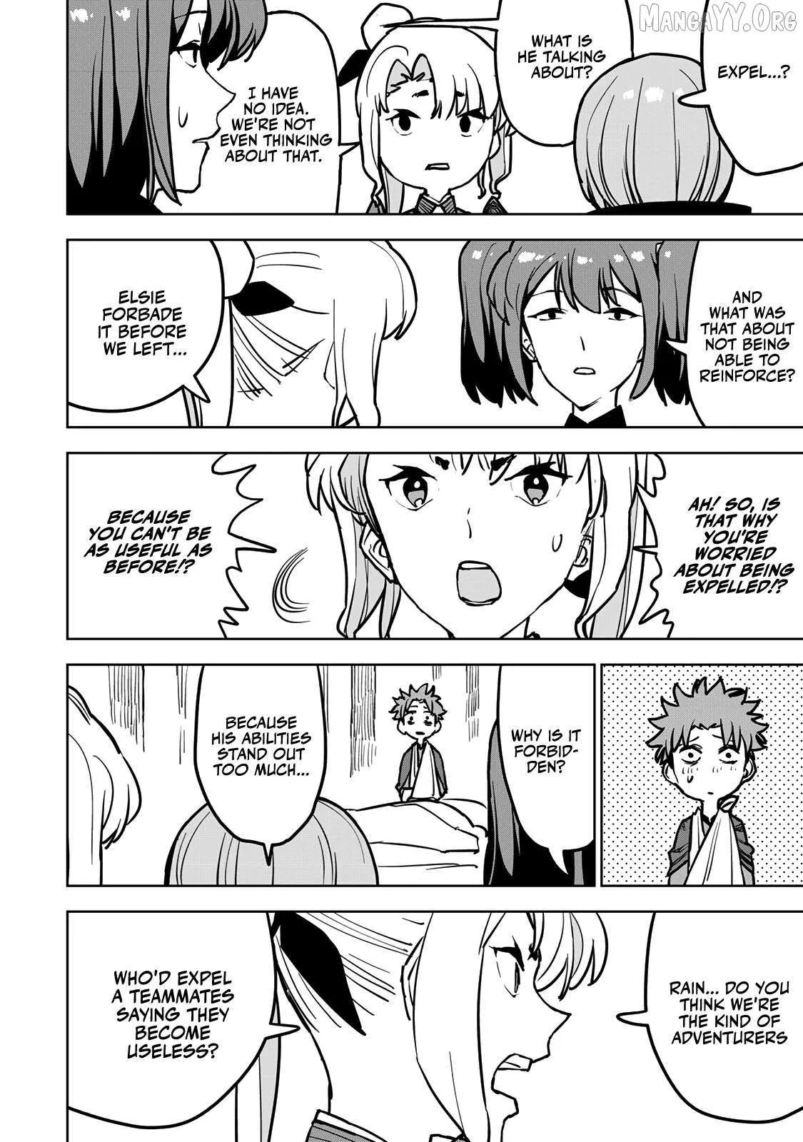 Tsuihou sareta cheat fuyo majutsushi wa ki mama na second life wo ouka suru. ~ora wa buki dake janaku, arayuru mono ni "kyouka point" wo fuyo dekiru shi, ore no ishi de itsudemo kouka wo kaijo dekiru kedo, nokotta hitotachi daijoubu?~ Chapter 17 page 45 - 