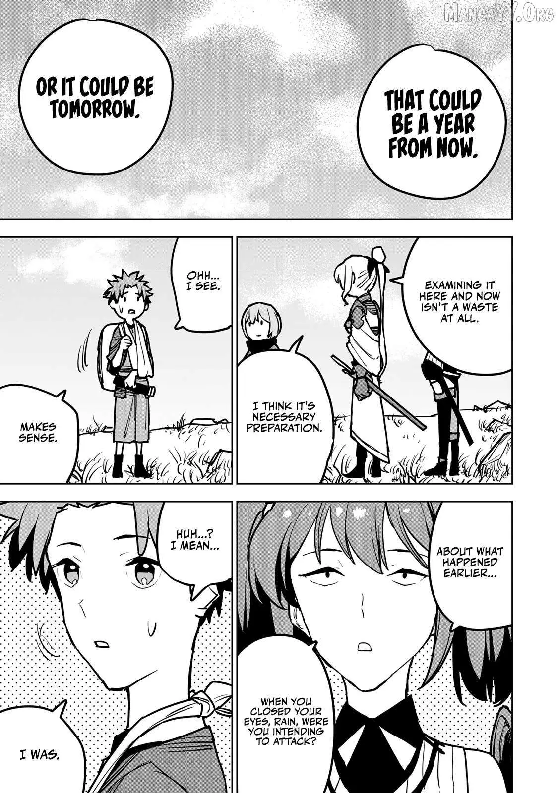 Tsuihou sareta cheat fuyo majutsushi wa ki mama na second life wo ouka suru. ~ora wa buki dake janaku, arayuru mono ni "kyouka point" wo fuyo dekiru shi, ore no ishi de itsudemo kouka wo kaijo dekiru kedo, nokotta hitotachi daijoubu?~ Chapter 18 page 11 - 