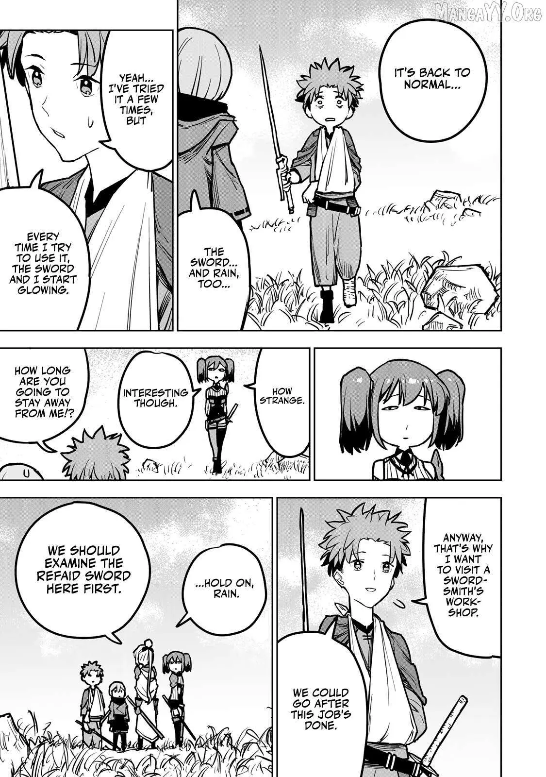 Tsuihou sareta cheat fuyo majutsushi wa ki mama na second life wo ouka suru. ~ora wa buki dake janaku, arayuru mono ni "kyouka point" wo fuyo dekiru shi, ore no ishi de itsudemo kouka wo kaijo dekiru kedo, nokotta hitotachi daijoubu?~ Chapter 18 page 9 - 