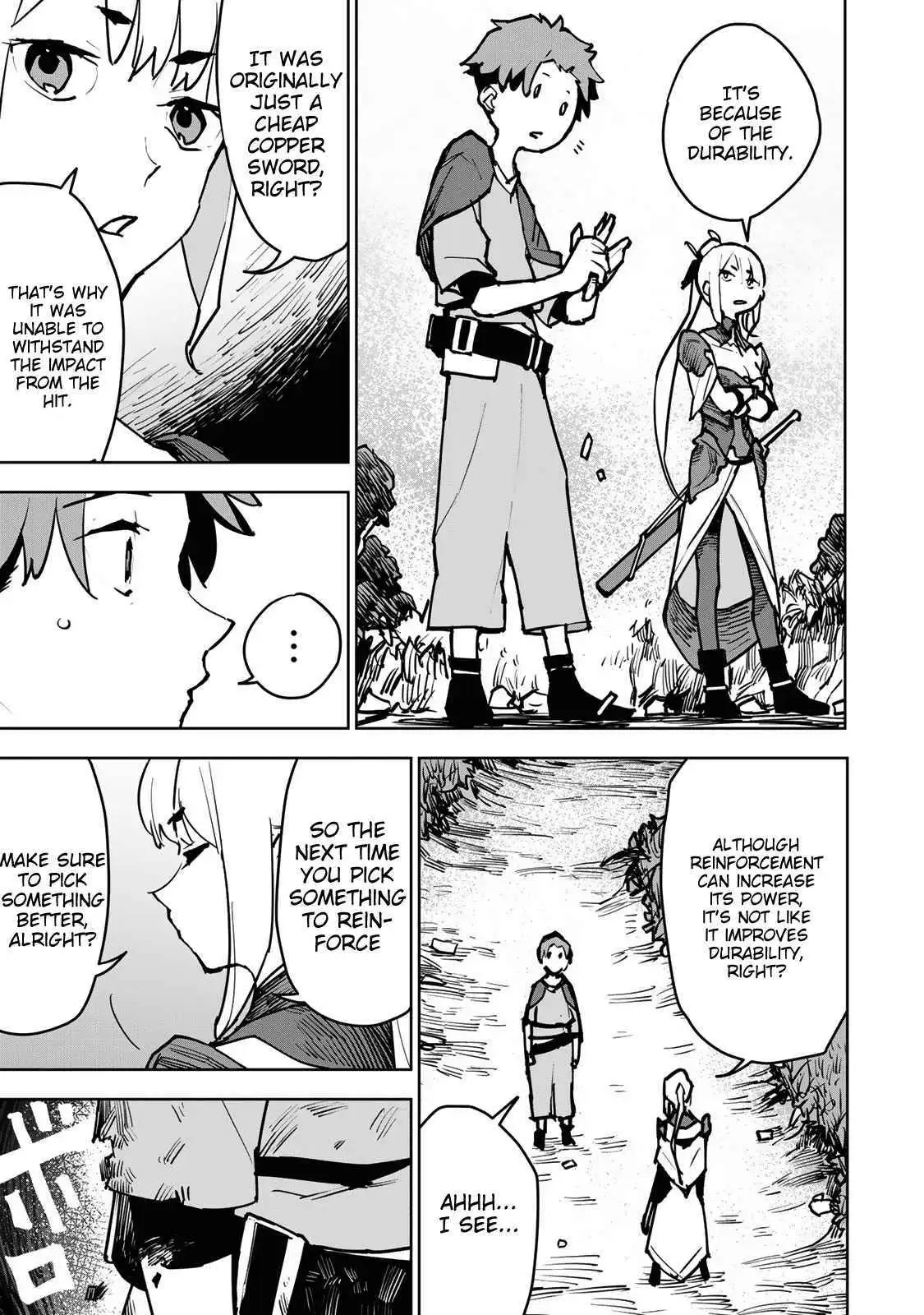 Tsuihou sareta cheat fuyo majutsushi wa ki mama na second life wo ouka suru. ~ora wa buki dake janaku, arayuru mono ni "kyouka point" wo fuyo dekiru shi, ore no ishi de itsudemo kouka wo kaijo dekiru kedo, nokotta hitotachi daijoubu?~ Chapter 2 page 39 - 