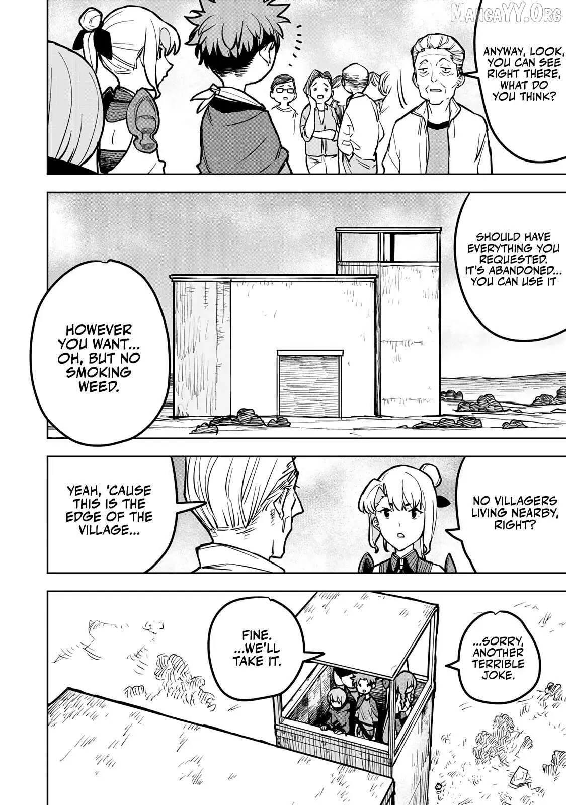 Tsuihou sareta cheat fuyo majutsushi wa ki mama na second life wo ouka suru. ~ora wa buki dake janaku, arayuru mono ni "kyouka point" wo fuyo dekiru shi, ore no ishi de itsudemo kouka wo kaijo dekiru kedo, nokotta hitotachi daijoubu?~ Chapter 21 page 14 - 