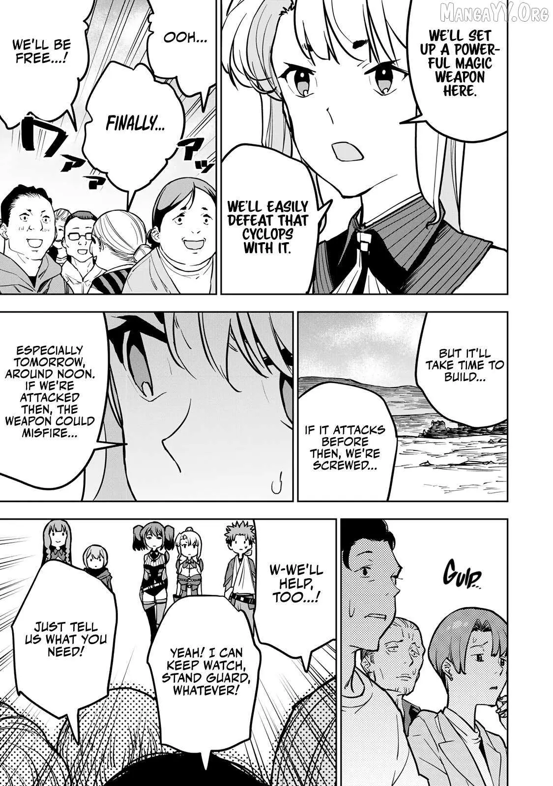 Tsuihou sareta cheat fuyo majutsushi wa ki mama na second life wo ouka suru. ~ora wa buki dake janaku, arayuru mono ni "kyouka point" wo fuyo dekiru shi, ore no ishi de itsudemo kouka wo kaijo dekiru kedo, nokotta hitotachi daijoubu?~ Chapter 21 page 15 - 