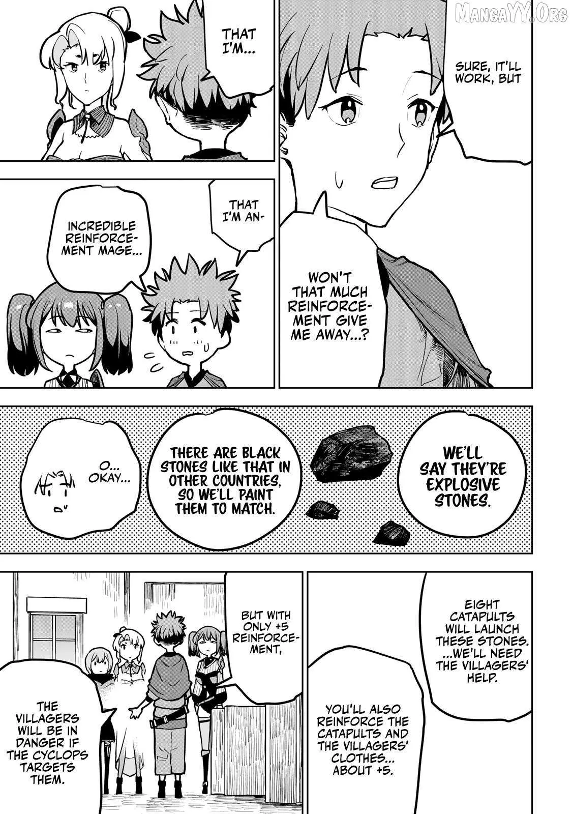Tsuihou sareta cheat fuyo majutsushi wa ki mama na second life wo ouka suru. ~ora wa buki dake janaku, arayuru mono ni "kyouka point" wo fuyo dekiru shi, ore no ishi de itsudemo kouka wo kaijo dekiru kedo, nokotta hitotachi daijoubu?~ Chapter 21 page 29 - 