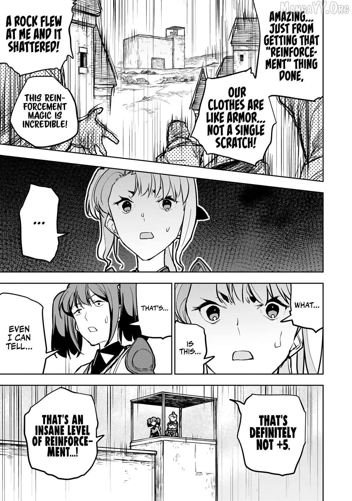 Tsuihou sareta cheat fuyo majutsushi wa ki mama na second life wo ouka suru. ~ora wa buki dake janaku, arayuru mono ni "kyouka point" wo fuyo dekiru shi, ore no ishi de itsudemo kouka wo kaijo dekiru kedo, nokotta hitotachi daijoubu?~ Chapter 21 page 45 - 
