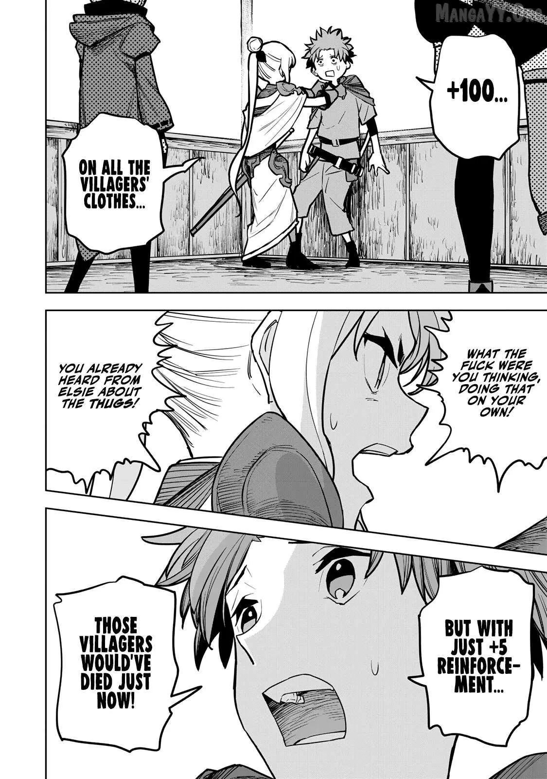 Tsuihou sareta cheat fuyo majutsushi wa ki mama na second life wo ouka suru. ~ora wa buki dake janaku, arayuru mono ni "kyouka point" wo fuyo dekiru shi, ore no ishi de itsudemo kouka wo kaijo dekiru kedo, nokotta hitotachi daijoubu?~ Chapter 21 page 50 - 