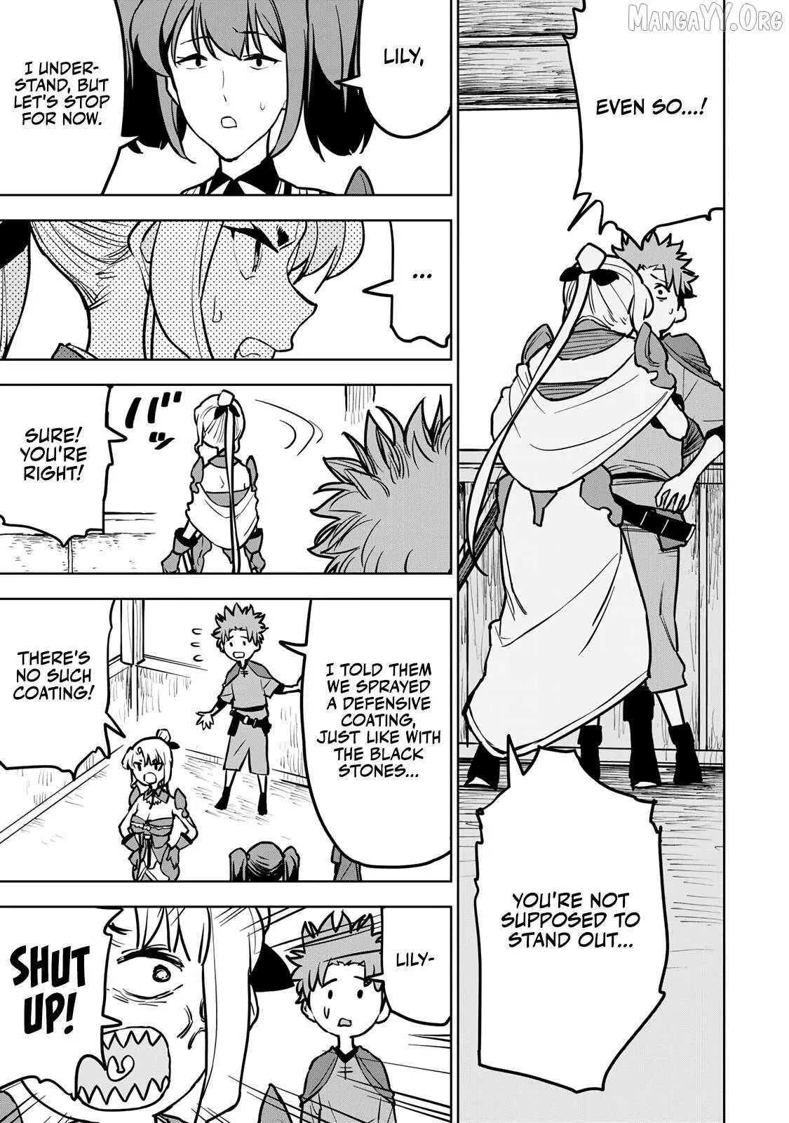 Tsuihou sareta cheat fuyo majutsushi wa ki mama na second life wo ouka suru. ~ora wa buki dake janaku, arayuru mono ni "kyouka point" wo fuyo dekiru shi, ore no ishi de itsudemo kouka wo kaijo dekiru kedo, nokotta hitotachi daijoubu?~ Chapter 21 page 51 - 