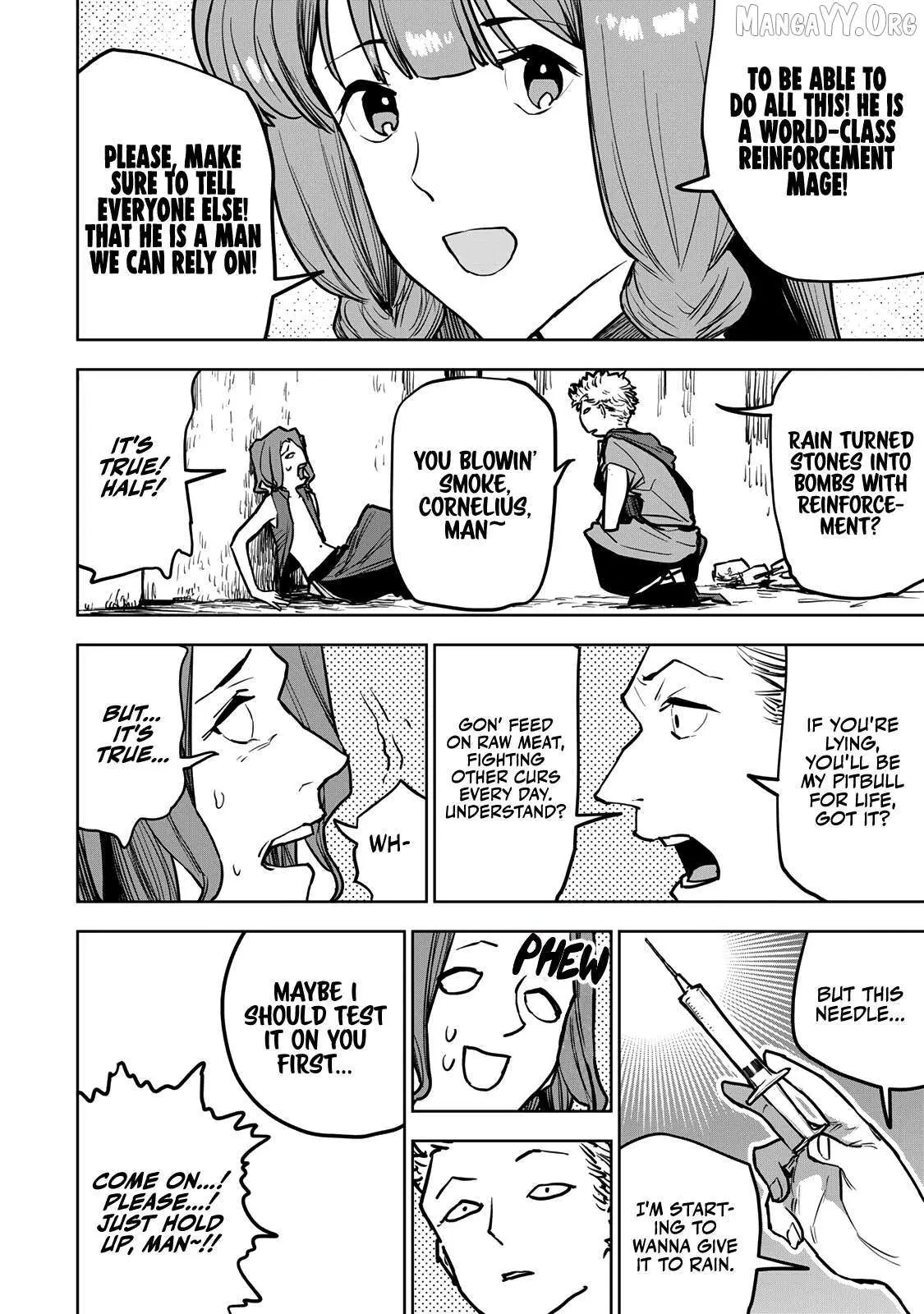 Tsuihou sareta cheat fuyo majutsushi wa ki mama na second life wo ouka suru. ~ora wa buki dake janaku, arayuru mono ni "kyouka point" wo fuyo dekiru shi, ore no ishi de itsudemo kouka wo kaijo dekiru kedo, nokotta hitotachi daijoubu?~ Chapter 21 page 56 - 