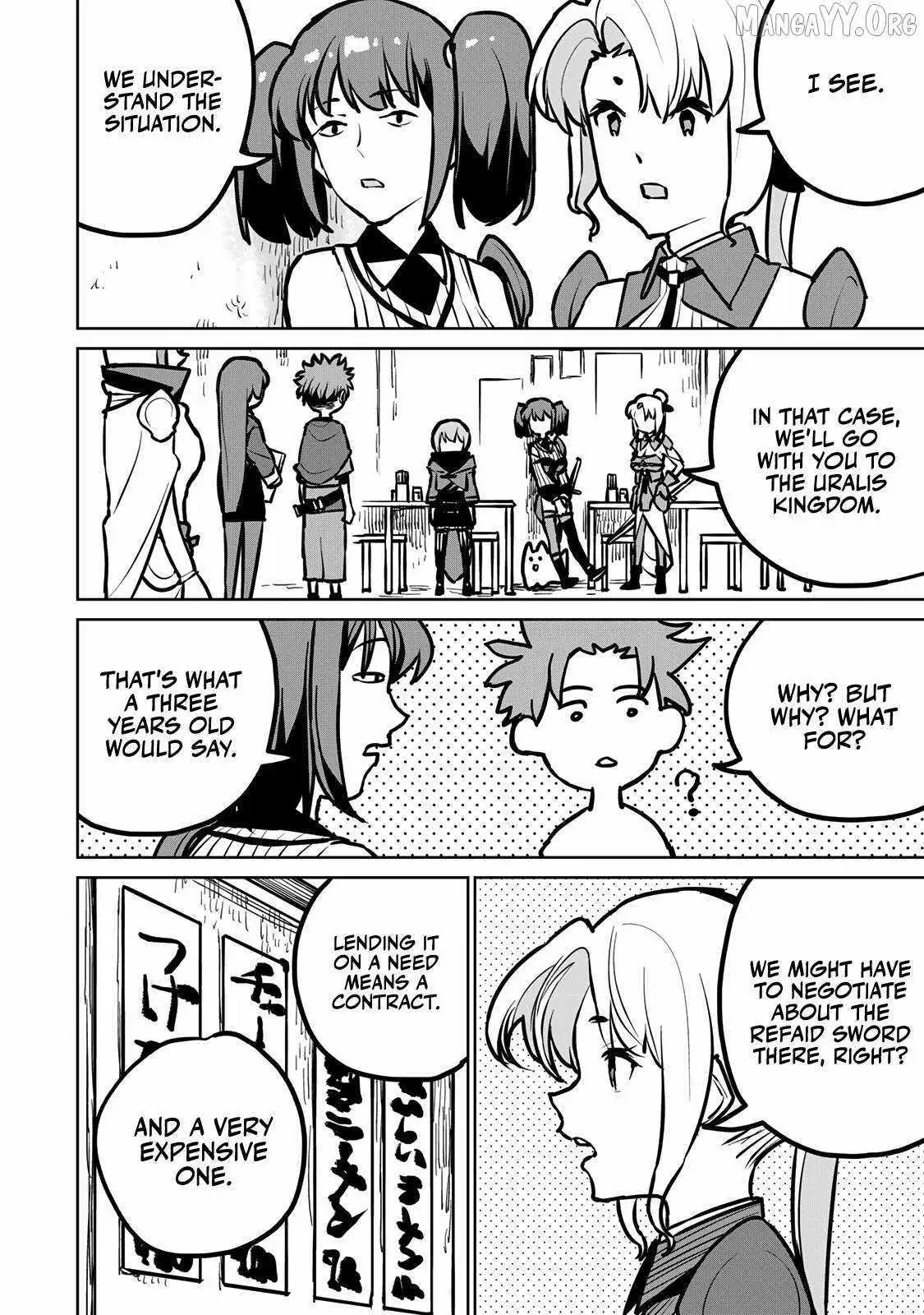 Tsuihou sareta cheat fuyo majutsushi wa ki mama na second life wo ouka suru. ~ora wa buki dake janaku, arayuru mono ni "kyouka point" wo fuyo dekiru shi, ore no ishi de itsudemo kouka wo kaijo dekiru kedo, nokotta hitotachi daijoubu?~ Chapter 29 page 55 - 