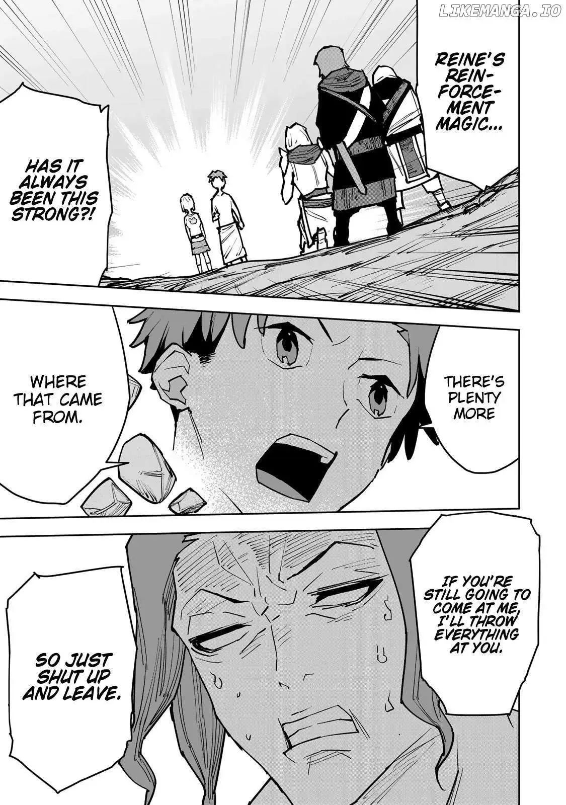 Tsuihou sareta cheat fuyo majutsushi wa ki mama na second life wo ouka suru. ~ora wa buki dake janaku, arayuru mono ni "kyouka point" wo fuyo dekiru shi, ore no ishi de itsudemo kouka wo kaijo dekiru kedo, nokotta hitotachi daijoubu?~ Chapter 3 page 34 - 