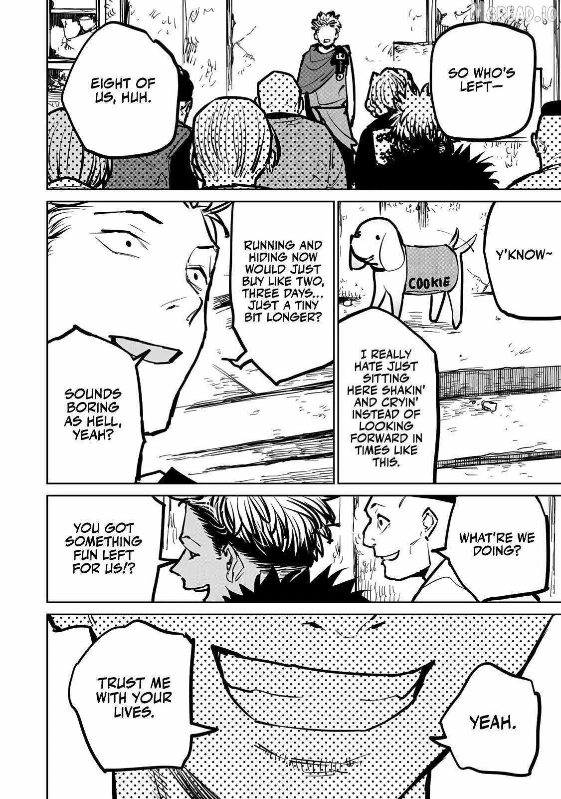 Tsuihou sareta cheat fuyo majutsushi wa ki mama na second life wo ouka suru. ~ora wa buki dake janaku, arayuru mono ni "kyouka point" wo fuyo dekiru shi, ore no ishi de itsudemo kouka wo kaijo dekiru kedo, nokotta hitotachi daijoubu?~ Chapter 31 page 39 - 