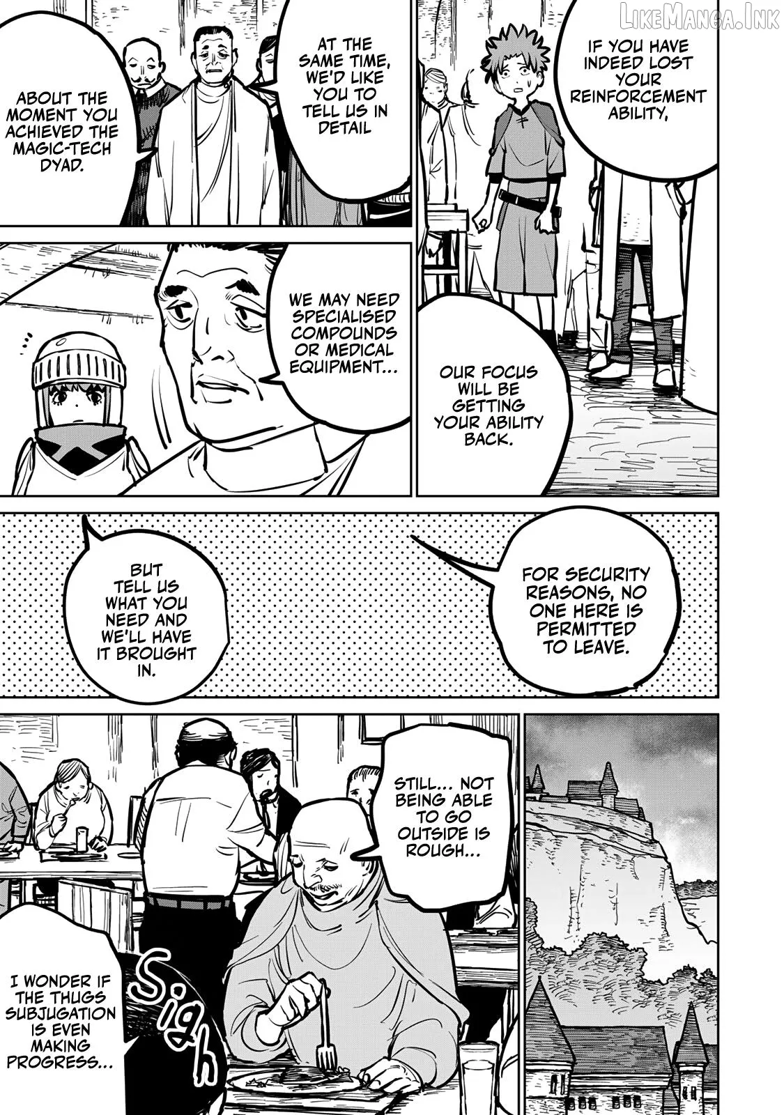 Tsuihou sareta cheat fuyo majutsushi wa ki mama na second life wo ouka suru. ~ora wa buki dake janaku, arayuru mono ni "kyouka point" wo fuyo dekiru shi, ore no ishi de itsudemo kouka wo kaijo dekiru kedo, nokotta hitotachi daijoubu?~ Chapter 32 page 44 - 