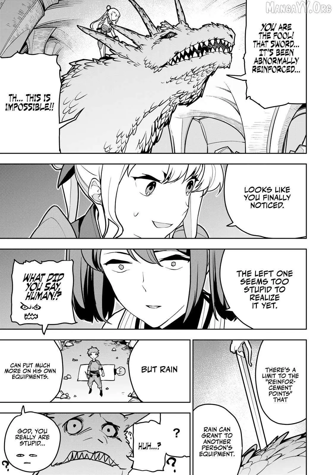 Tsuihou sareta cheat fuyo majutsushi wa ki mama na second life wo ouka suru. ~ora wa buki dake janaku, arayuru mono ni "kyouka point" wo fuyo dekiru shi, ore no ishi de itsudemo kouka wo kaijo dekiru kedo, nokotta hitotachi daijoubu?~ Chapter 8 page 28 - 