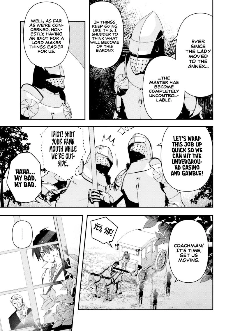 Tsuihou Sareta Danshaku Shisoku no Kareinaru Ryouchi Kaikaku ~Kuzu Oyaji ni Munou to Nonoshiraretakedo, Jitsuha Sekai Saikyou no Ryu Mahoutsukai desu~ Chapter 2 page 6 - 