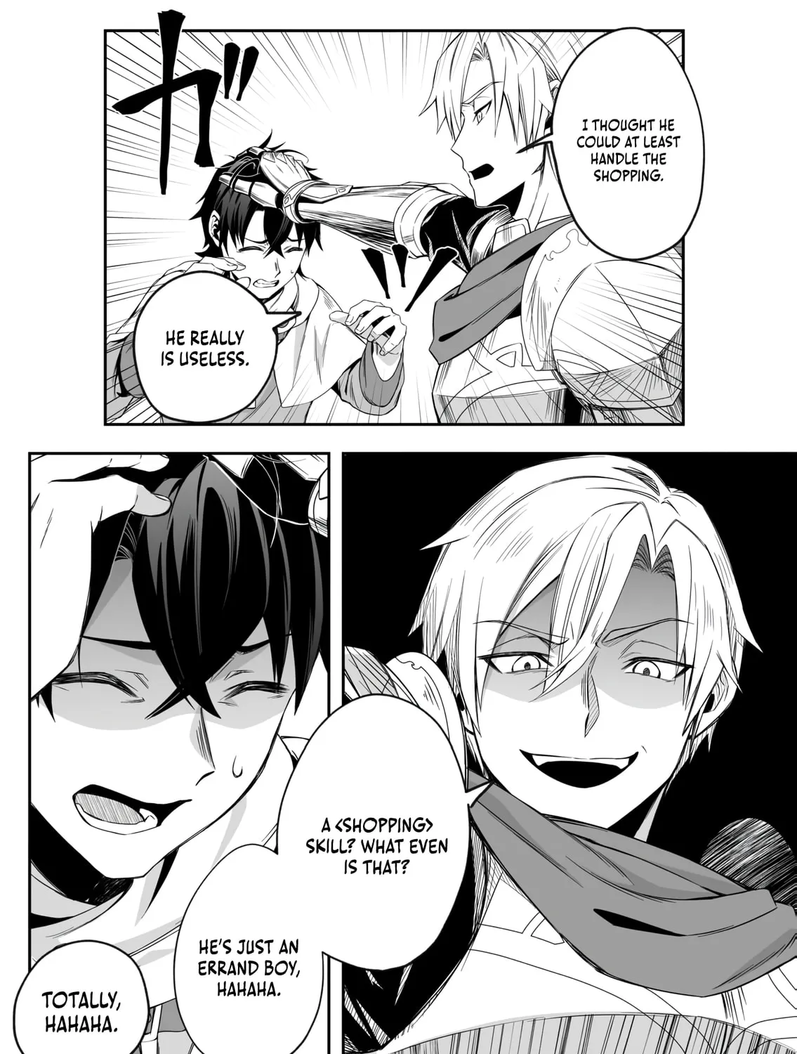 Tsuihou Sareta Pashiri, Kaimono Skill SSS de Soubi Musou: Katta Mono o Chou Kyouka Shite Saikyou Party Mezashimasu Chapter 1 page 28 - 