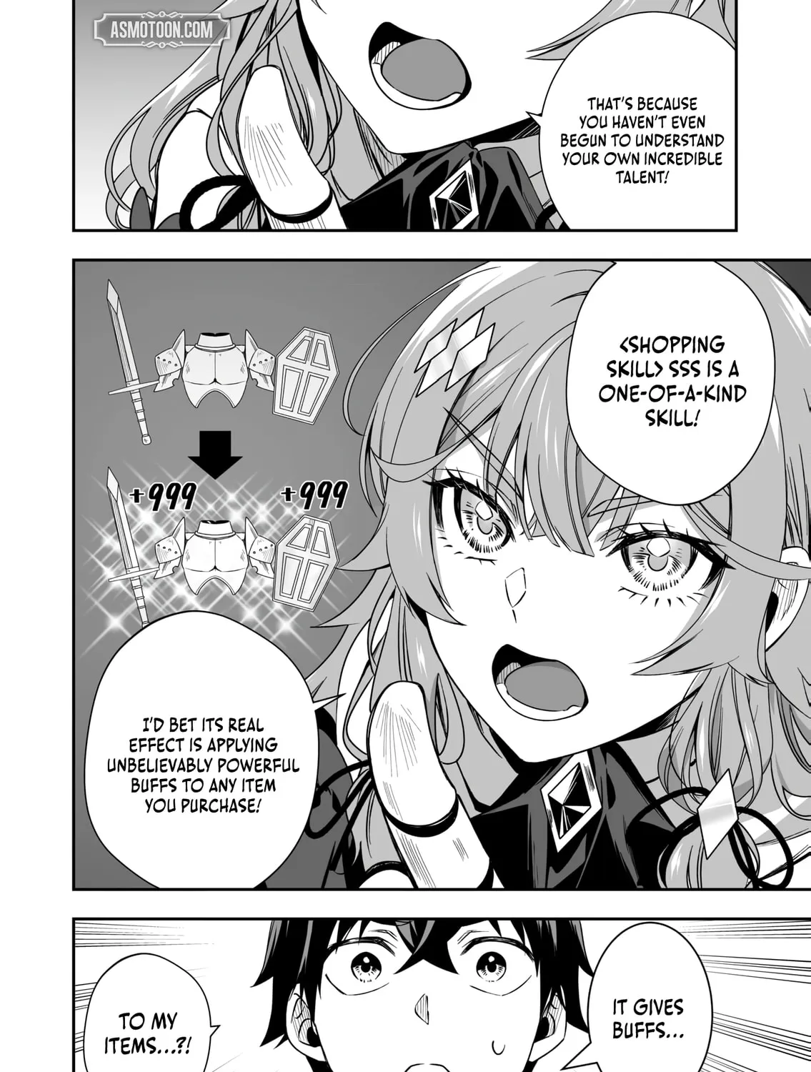 Tsuihou Sareta Pashiri, Kaimono Skill SSS de Soubi Musou: Katta Mono o Chou Kyouka Shite Saikyou Party Mezashimasu Chapter 3 page 52 - 