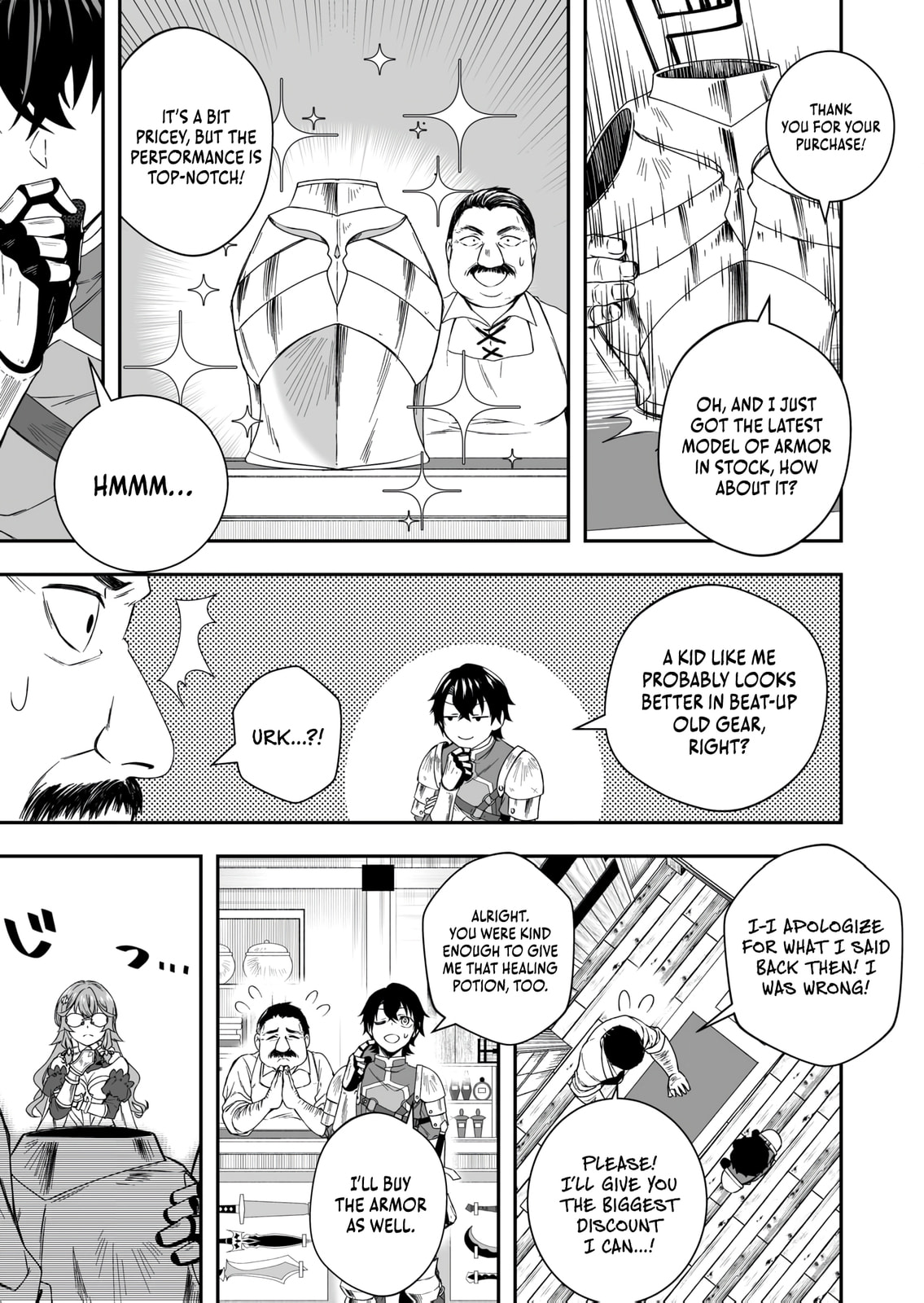 Tsuihou Sareta Pashiri, Kaimono Skill SSS de Soubi Musou: Katta Mono o Chou Kyouka Shite Saikyou Party Mezashimasu Chapter 4 page 38 - 