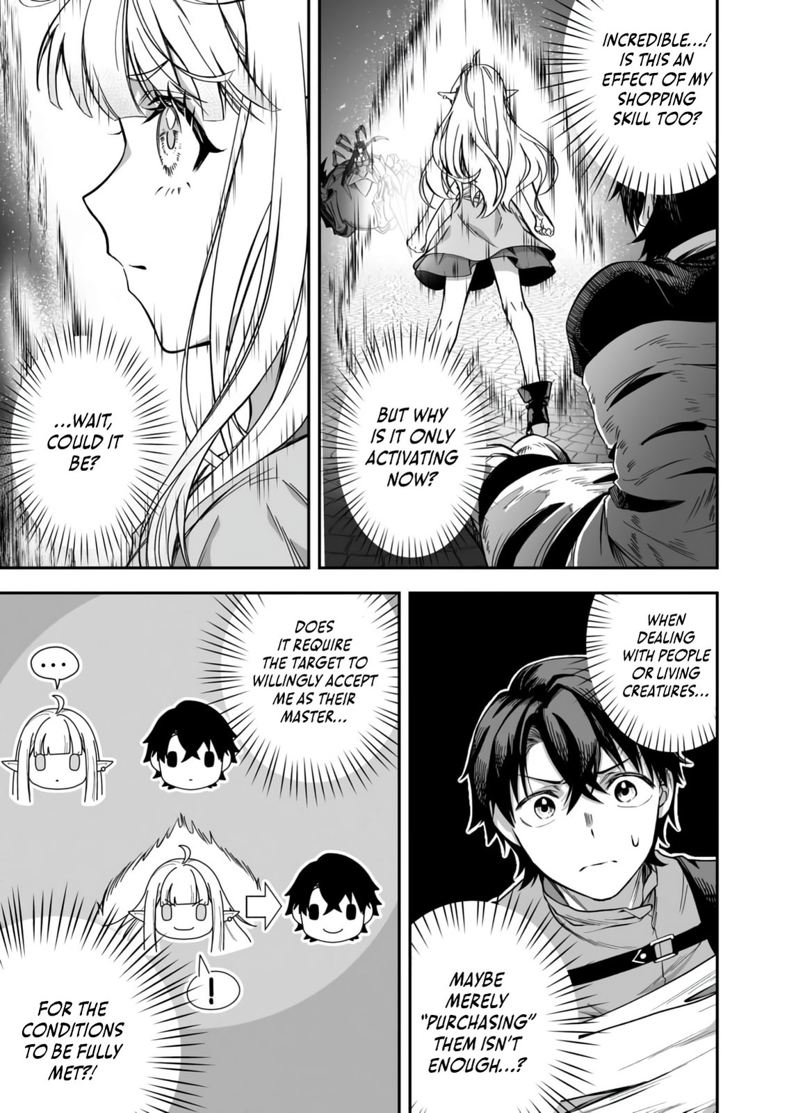Tsuihou Sareta Pashiri, Kaimono Skill SSS de Soubi Musou: Katta Mono o Chou Kyouka Shite Saikyou Party Mezashimasu Chapter 8 page 26 - 