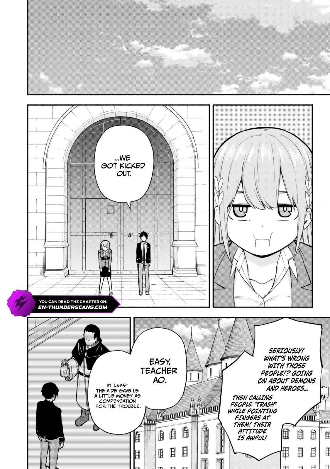 Tsuihou Sareta Teihen Shoku [Touzoku] wa Game Chishiki de Musousuru. Issho ni Shoukan Sareta Sensei mo Hazure Job Dattakedo Kouritsuteki ni Nariagarimasu Chapter 1 page 25 - 