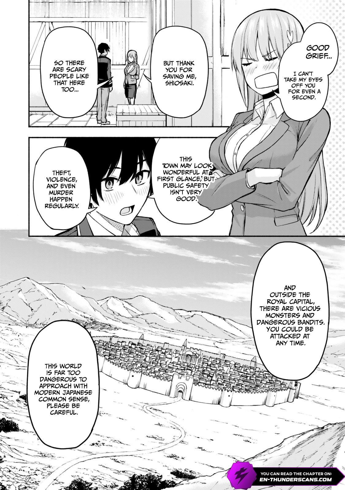 Tsuihou Sareta Teihen Shoku [Touzoku] wa Game Chishiki de Musousuru. Issho ni Shoukan Sareta Sensei mo Hazure Job Dattakedo Kouritsuteki ni Nariagarimasu Chapter 1 page 33 - 