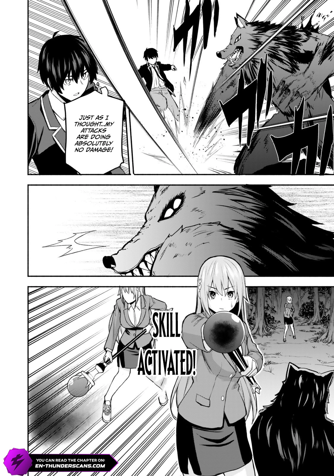 Tsuihou Sareta Teihen Shoku [Touzoku] wa Game Chishiki de Musousuru. Issho ni Shoukan Sareta Sensei mo Hazure Job Dattakedo Kouritsuteki ni Nariagarimasu Chapter 1 page 45 - 