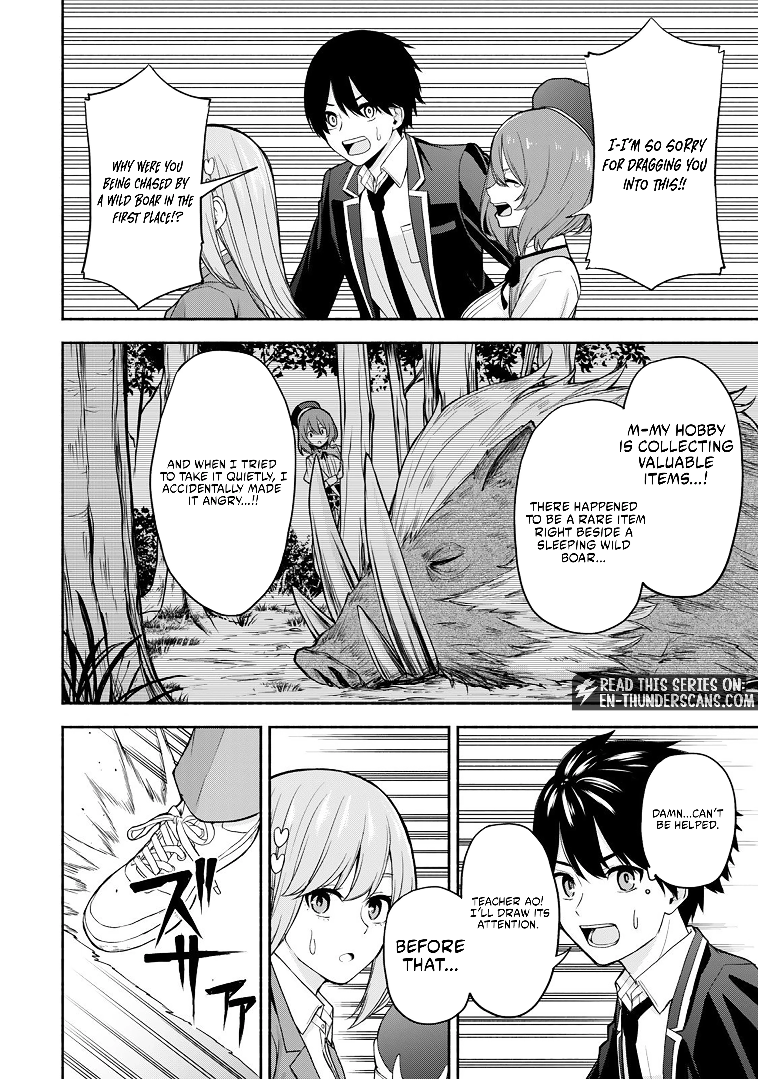 Tsuihou Sareta Teihen Shoku [Touzoku] wa Game Chishiki de Musousuru. Issho ni Shoukan Sareta Sensei mo Hazure Job Dattakedo Kouritsuteki ni Nariagarimasu Chapter 2 page 19 - 