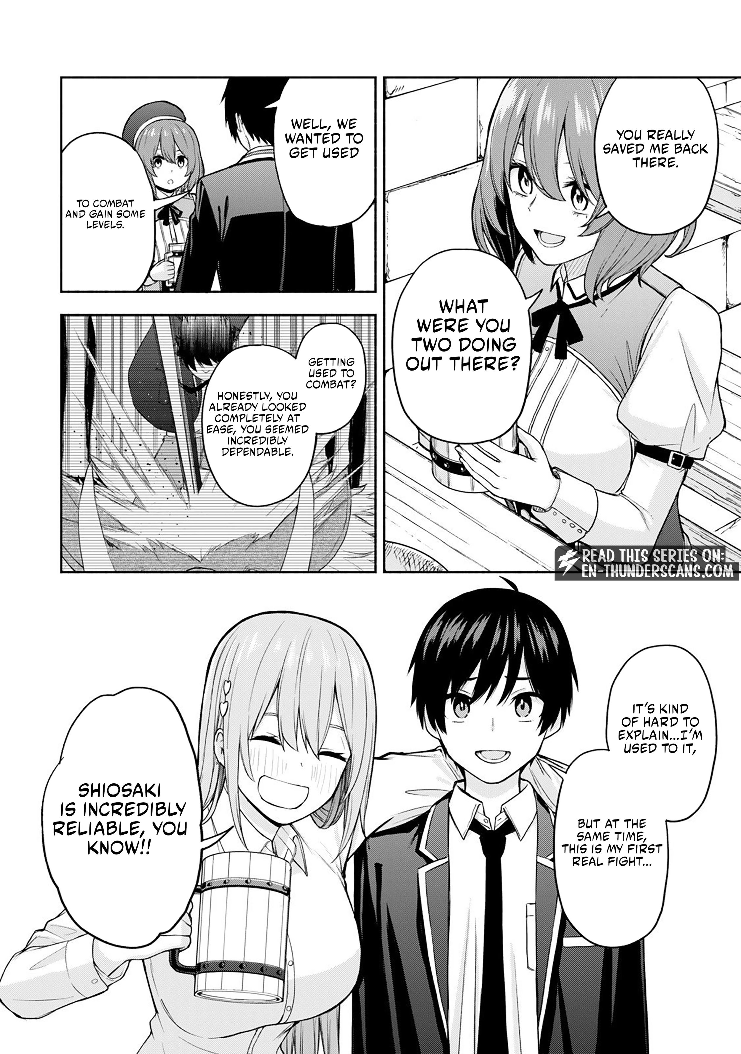 Tsuihou Sareta Teihen Shoku [Touzoku] wa Game Chishiki de Musousuru. Issho ni Shoukan Sareta Sensei mo Hazure Job Dattakedo Kouritsuteki ni Nariagarimasu Chapter 2 page 31 - 