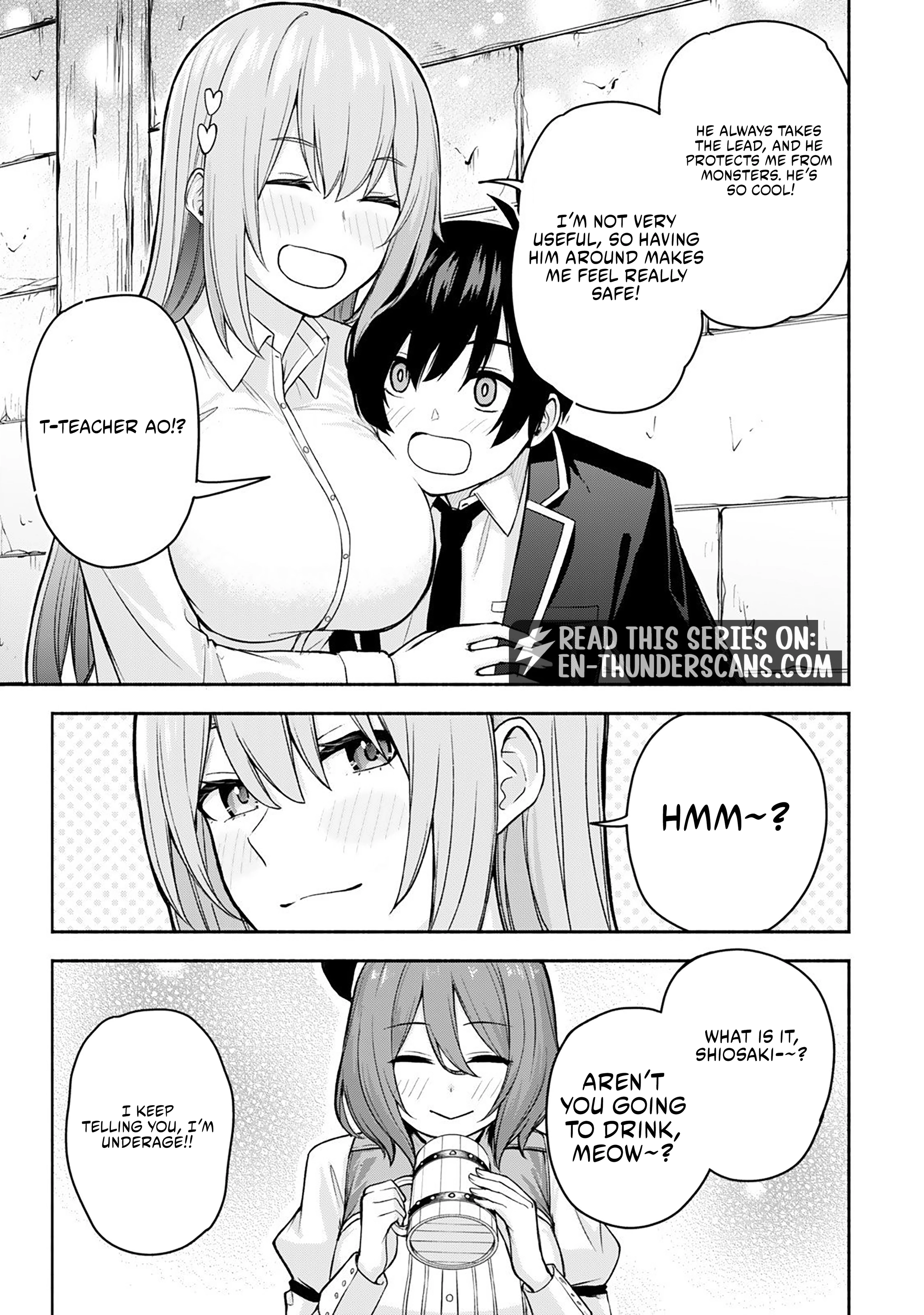Tsuihou Sareta Teihen Shoku [Touzoku] wa Game Chishiki de Musousuru. Issho ni Shoukan Sareta Sensei mo Hazure Job Dattakedo Kouritsuteki ni Nariagarimasu Chapter 2 page 32 - 