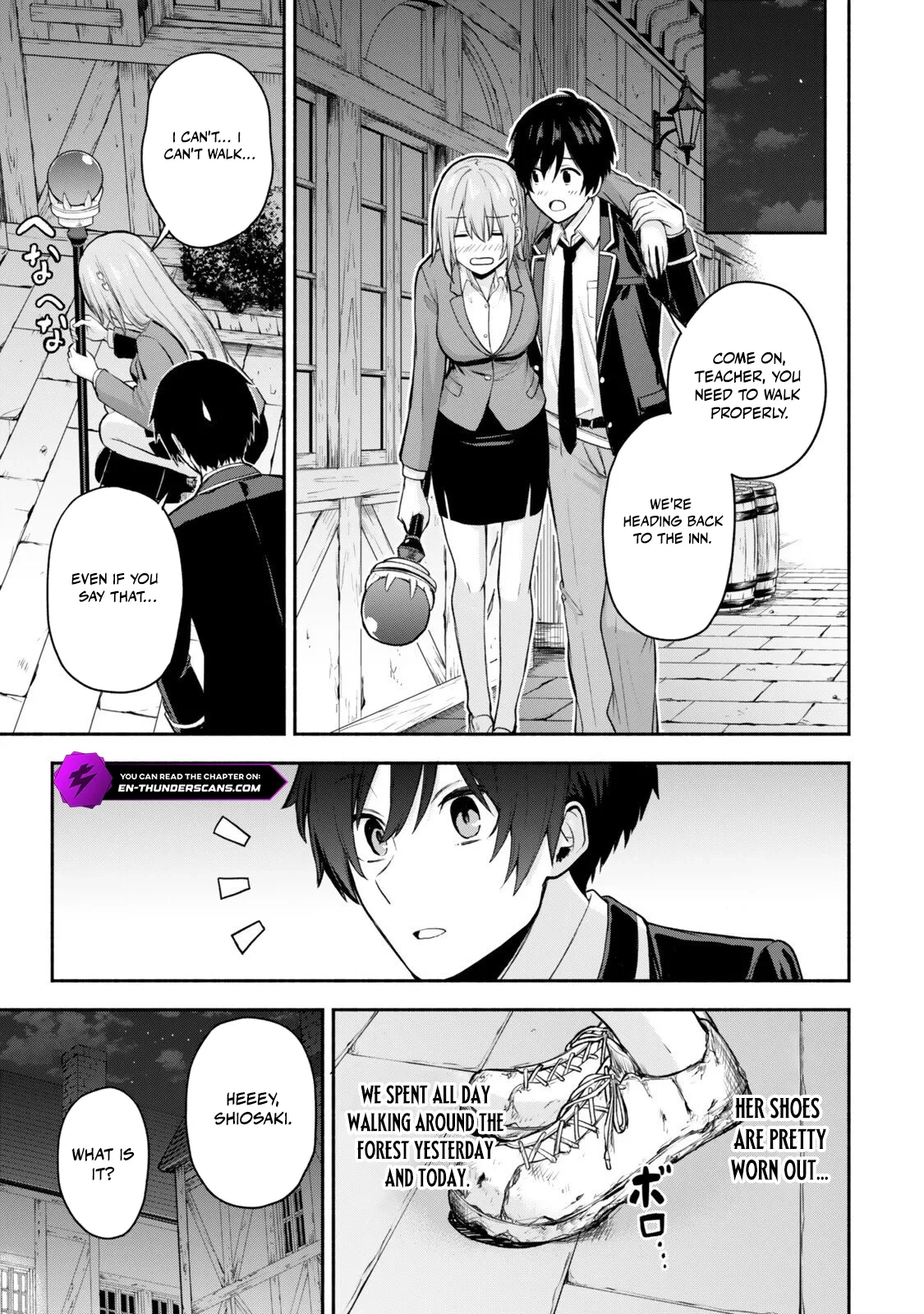 Tsuihou Sareta Teihen Shoku [Touzoku] wa Game Chishiki de Musousuru. Issho ni Shoukan Sareta Sensei mo Hazure Job Dattakedo Kouritsuteki ni Nariagarimasu Chapter 3 page 3 - 