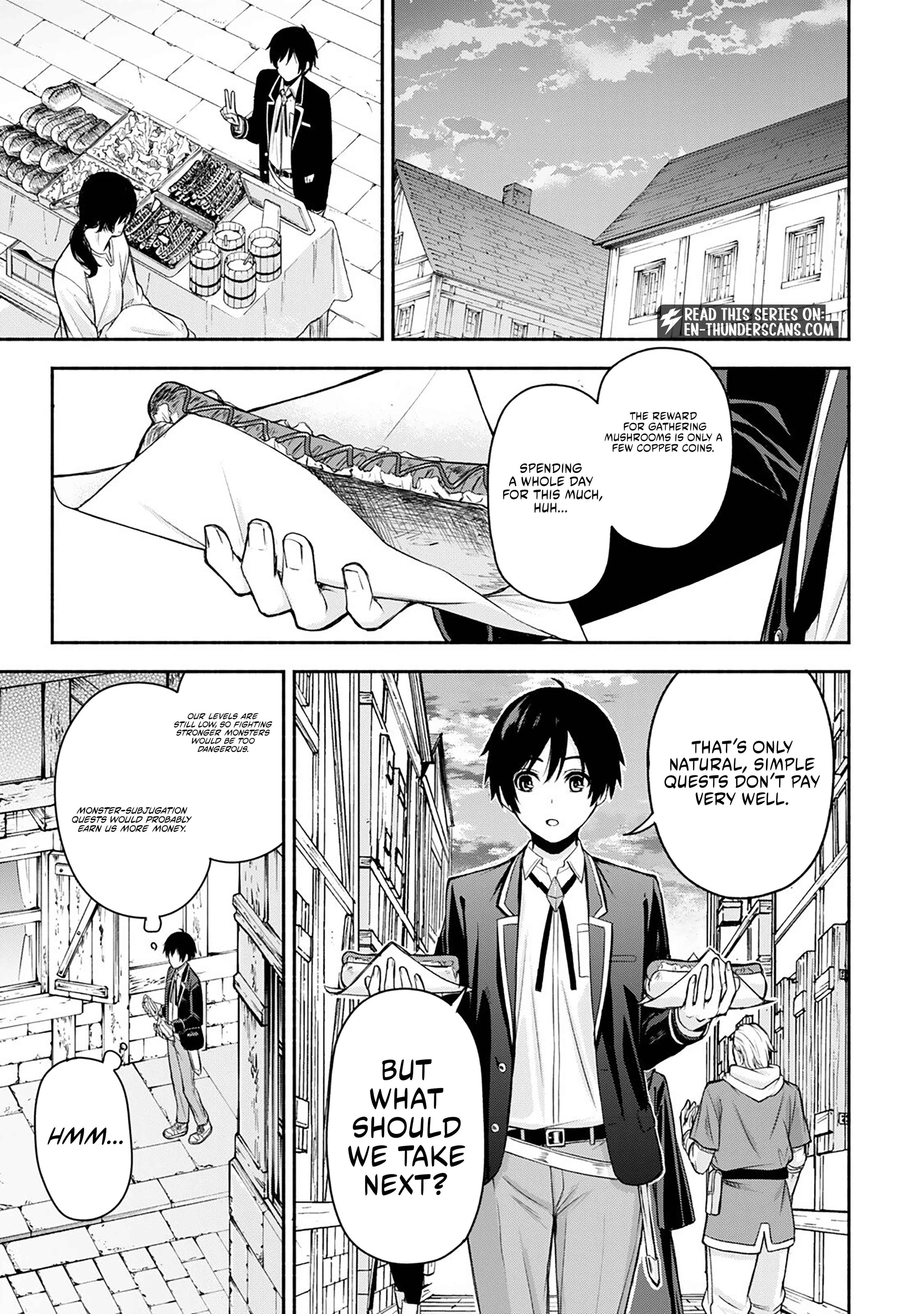 Tsuihou Sareta Teihen Shoku [Touzoku] wa Game Chishiki de Musousuru. Issho ni Shoukan Sareta Sensei mo Hazure Job Dattakedo Kouritsuteki ni Nariagarimasu Chapter 4 page 6 - 