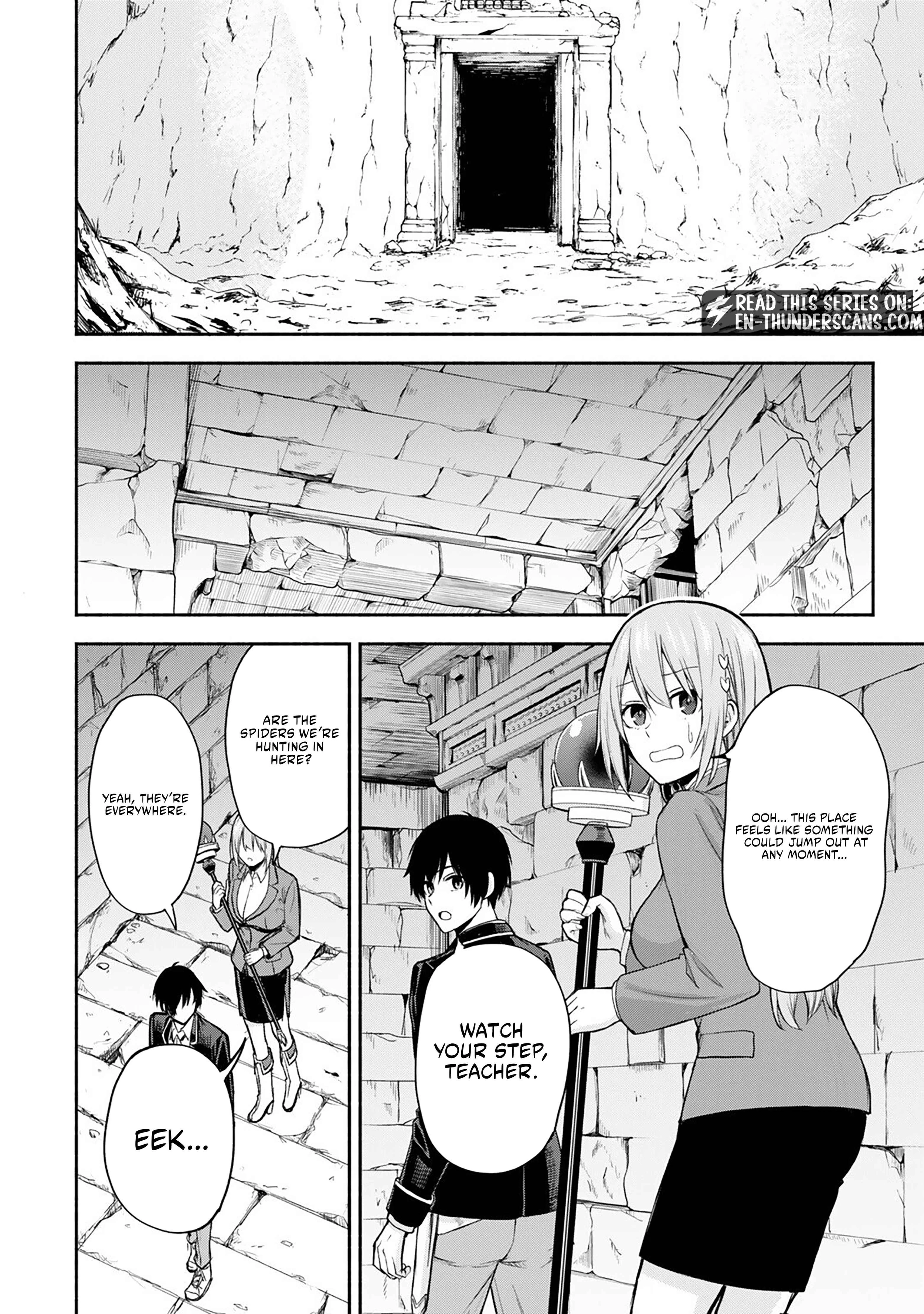 Tsuihou Sareta Teihen Shoku [Touzoku] wa Game Chishiki de Musousuru. Issho ni Shoukan Sareta Sensei mo Hazure Job Dattakedo Kouritsuteki ni Nariagarimasu Chapter 4 page 9 - 