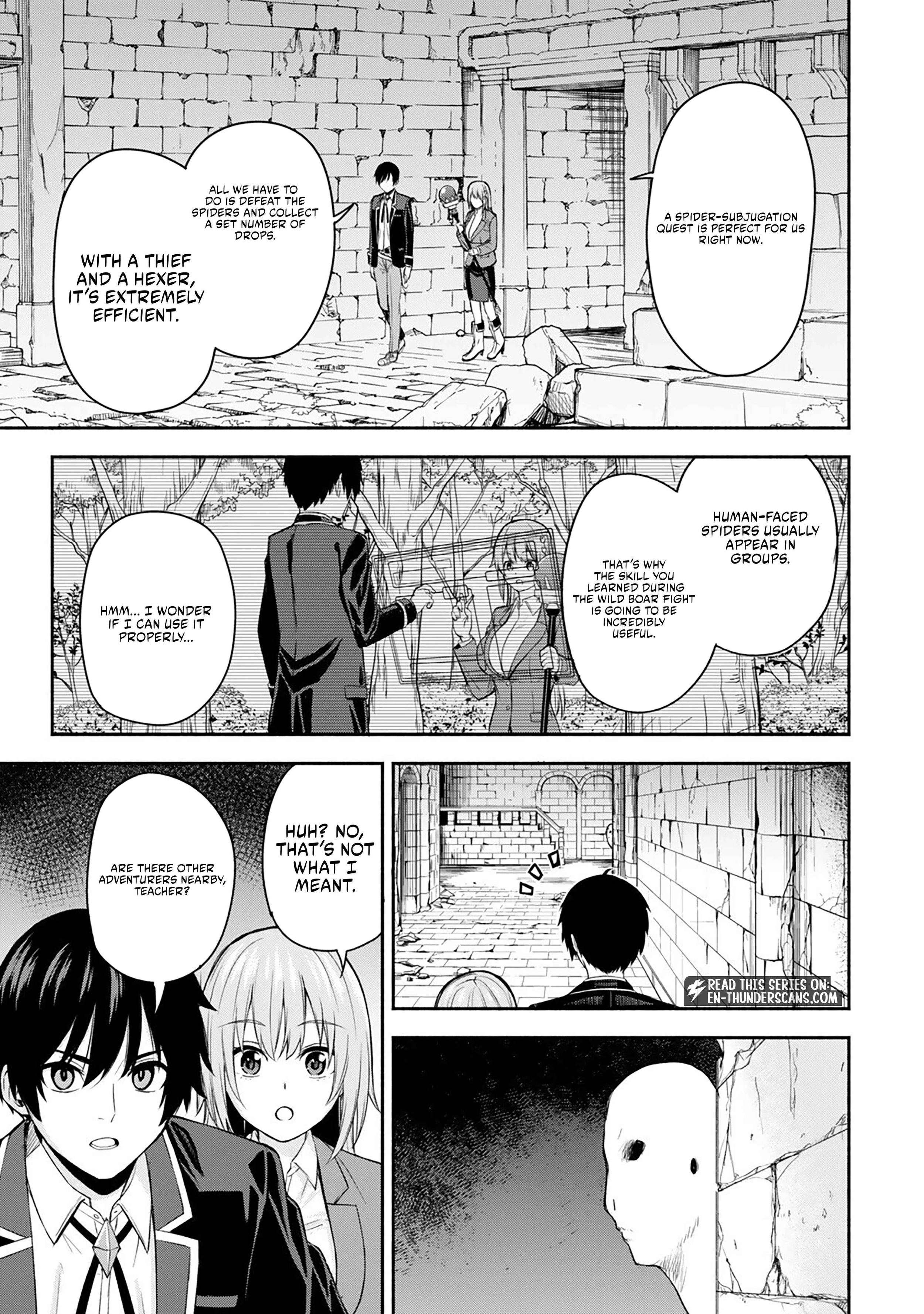 Tsuihou Sareta Teihen Shoku [Touzoku] wa Game Chishiki de Musousuru. Issho ni Shoukan Sareta Sensei mo Hazure Job Dattakedo Kouritsuteki ni Nariagarimasu Chapter 4 page 10 - 