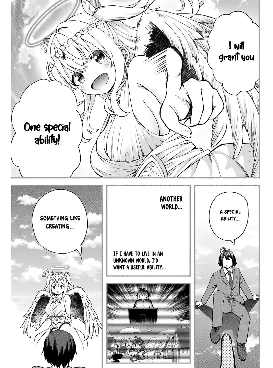 Tsuihou Sareta Tensei Ouji, "Auto Craft" Skill de Ryouchi o Bakusoku de Kaitakushi Saikyou no Mura o Tsukutte Shimau Chapter 1.1 page 49 - 
