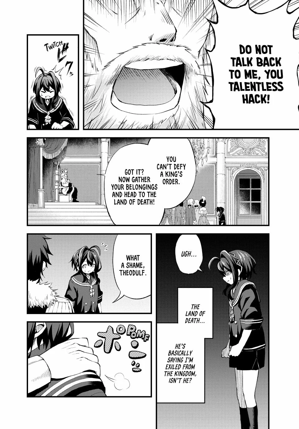 Tsuihou Sareta Tensei Ouji, "Auto Craft" Skill de Ryouchi o Bakusoku de Kaitakushi Saikyou no Mura o Tsukutte Shimau Chapter 1 page 13 - 