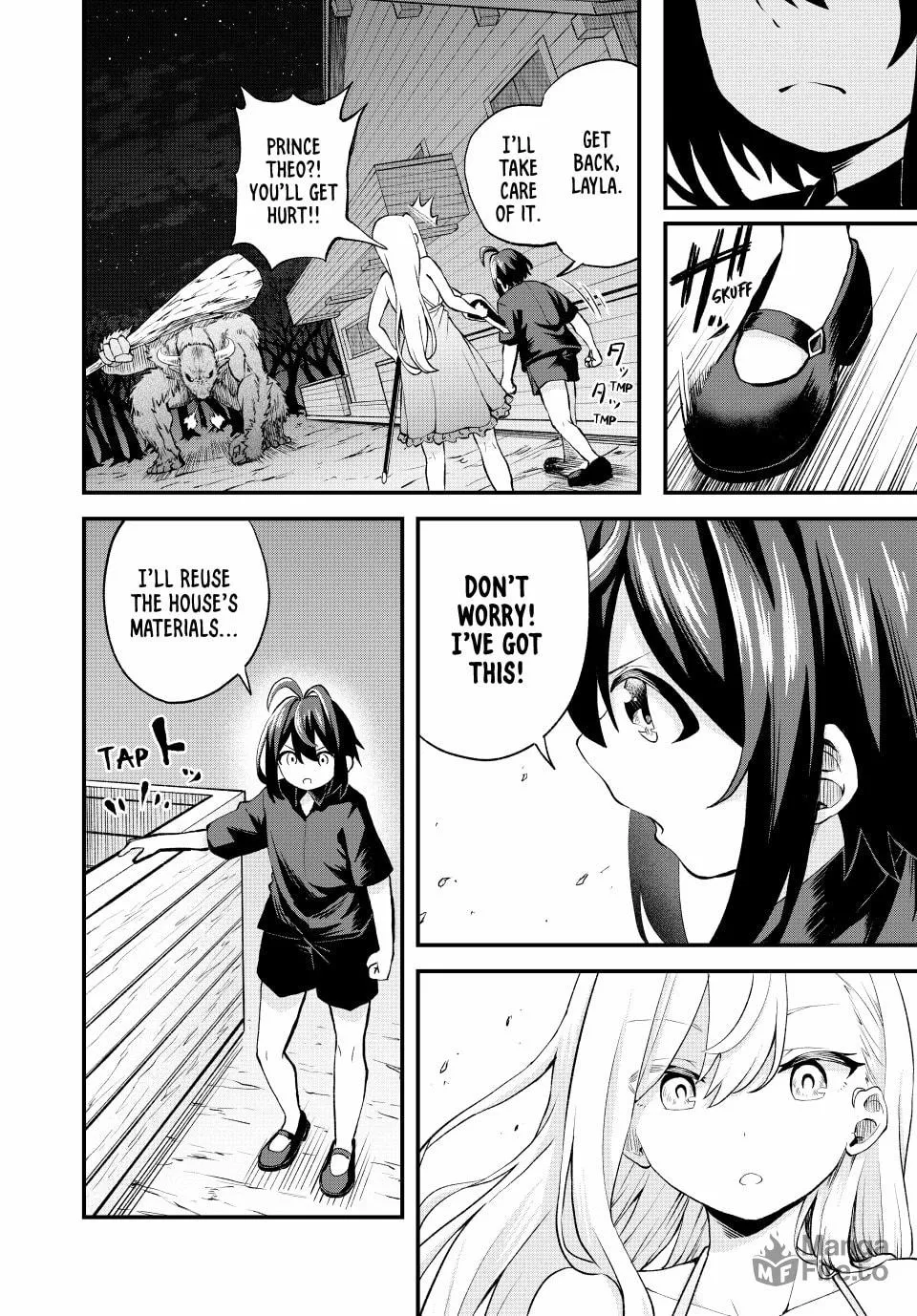 Tsuihou Sareta Tensei Ouji, "Auto Craft" Skill de Ryouchi o Bakusoku de Kaitakushi Saikyou no Mura o Tsukutte Shimau Chapter 1 page 45 - 