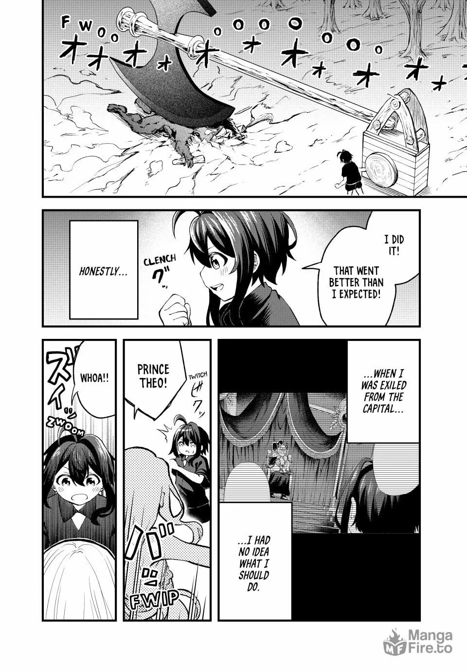 Tsuihou Sareta Tensei Ouji, "Auto Craft" Skill de Ryouchi o Bakusoku de Kaitakushi Saikyou no Mura o Tsukutte Shimau Chapter 1 page 50 - 