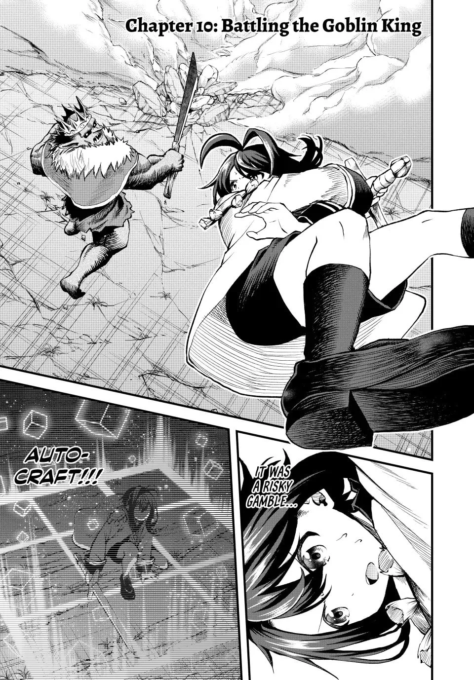 Tsuihou Sareta Tensei Ouji, "Auto Craft" Skill de Ryouchi o Bakusoku de Kaitakushi Saikyou no Mura o Tsukutte Shimau Chapter 10 page 1 - 