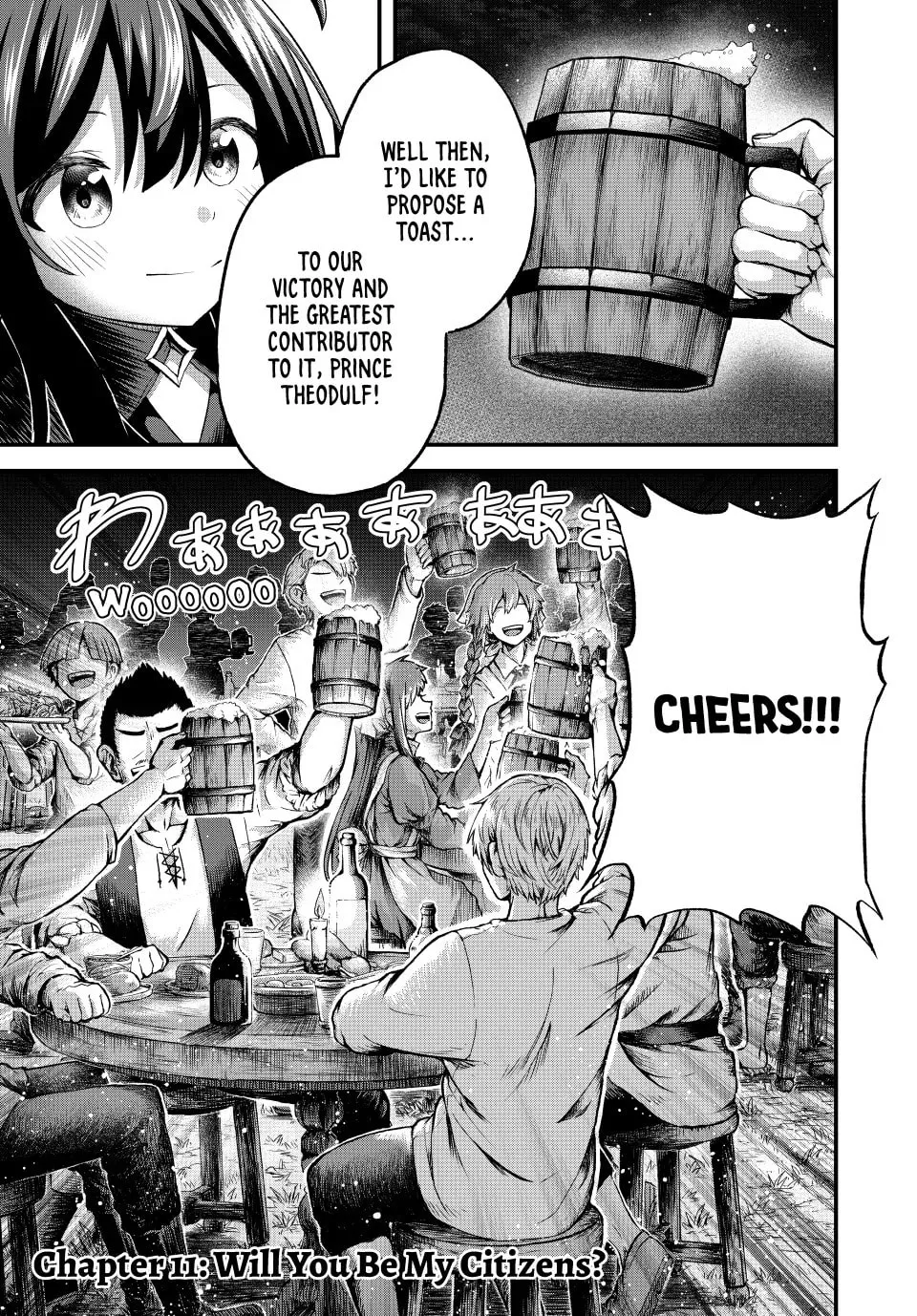 Tsuihou Sareta Tensei Ouji, "Auto Craft" Skill de Ryouchi o Bakusoku de Kaitakushi Saikyou no Mura o Tsukutte Shimau Chapter 11 page 1 - 