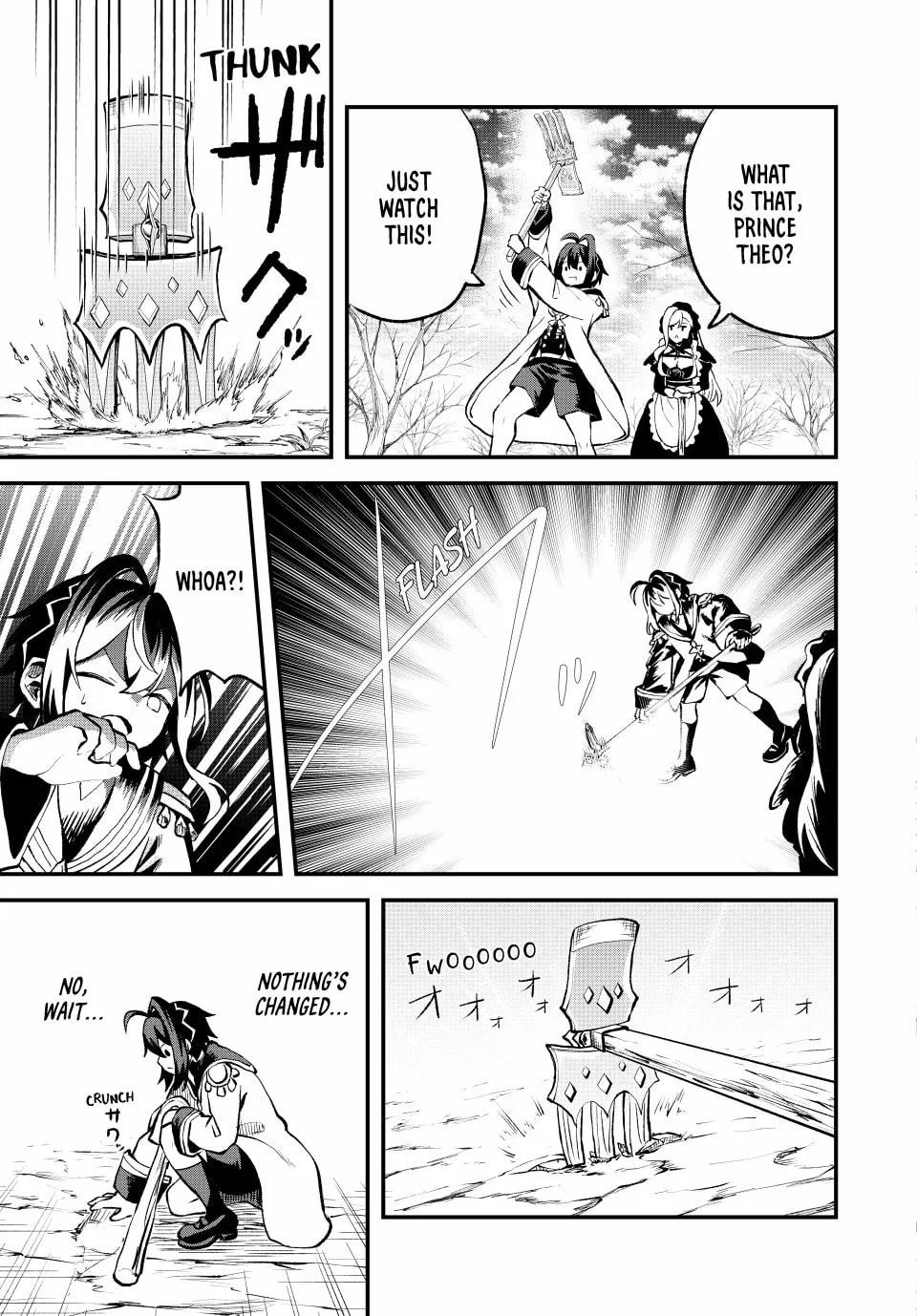 Tsuihou Sareta Tensei Ouji, "Auto Craft" Skill de Ryouchi o Bakusoku de Kaitakushi Saikyou no Mura o Tsukutte Shimau Chapter 2 page 31 - 