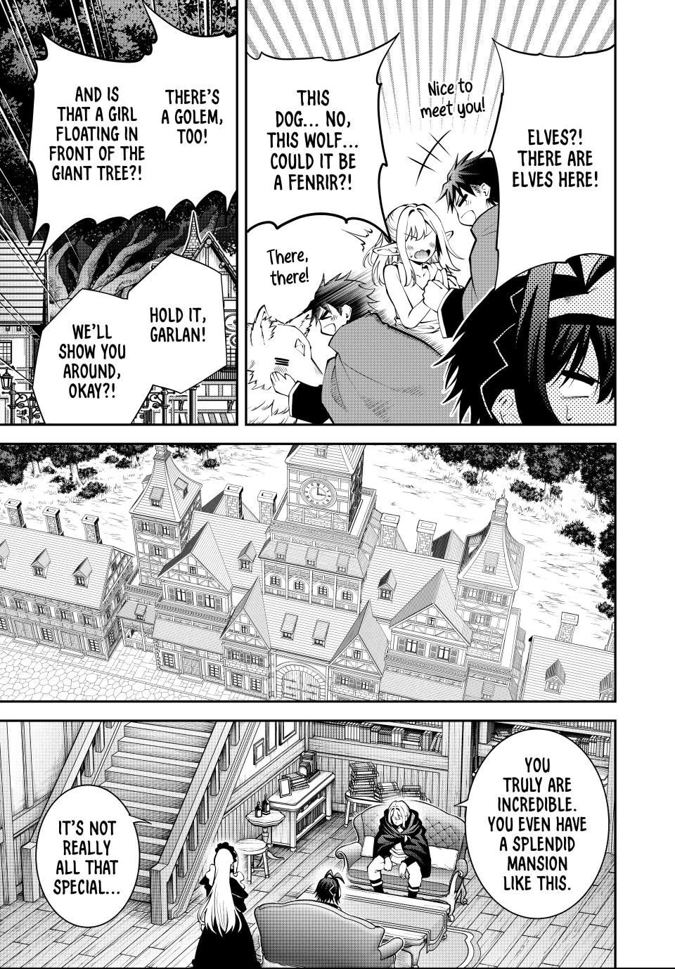 Tsuihou Sareta Tensei Ouji, "Auto Craft" Skill de Ryouchi o Bakusoku de Kaitakushi Saikyou no Mura o Tsukutte Shimau Chapter 47 page 9 - 