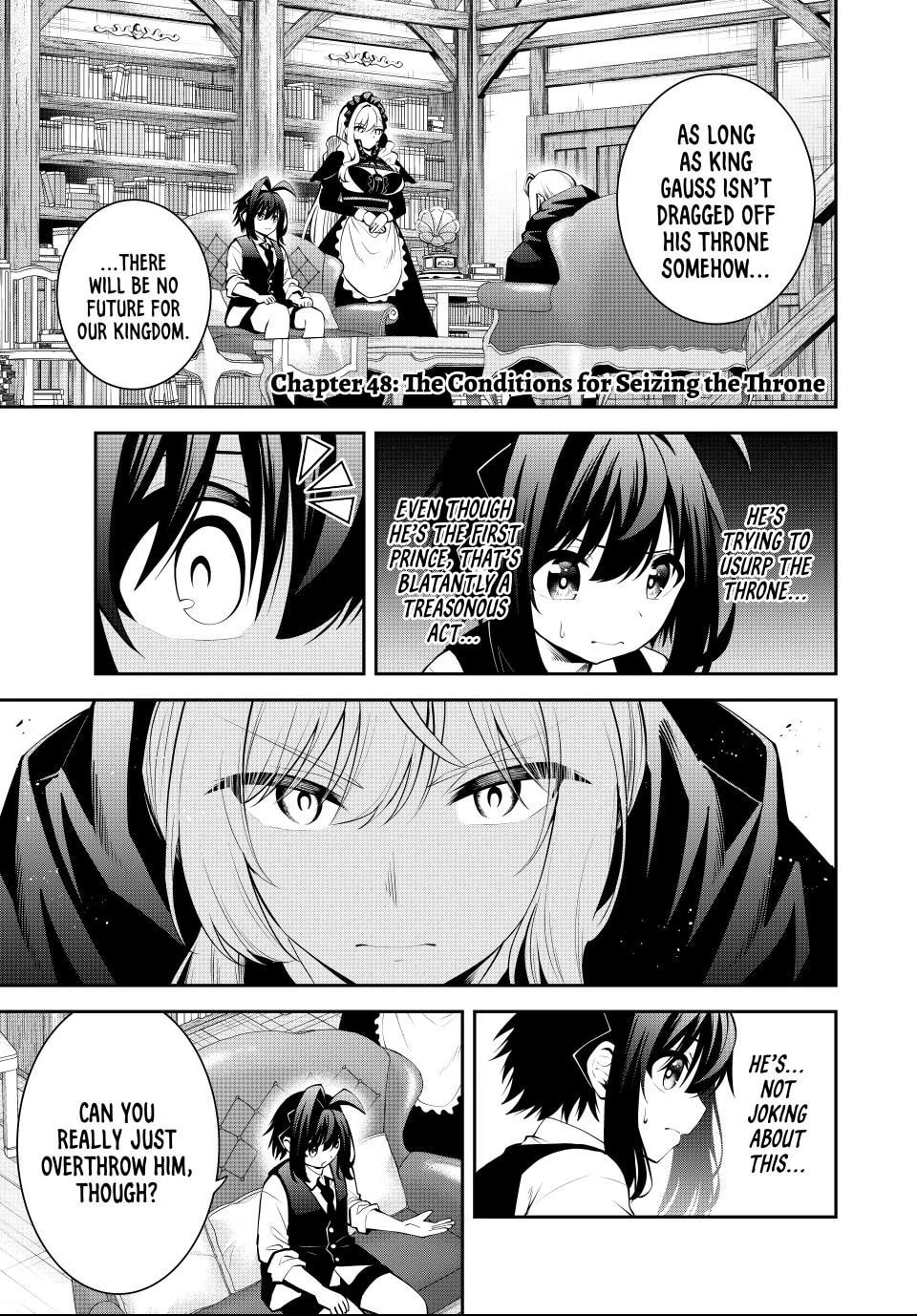 Tsuihou Sareta Tensei Ouji, "Auto Craft" Skill de Ryouchi o Bakusoku de Kaitakushi Saikyou no Mura o Tsukutte Shimau Chapter 48 page 1 - 